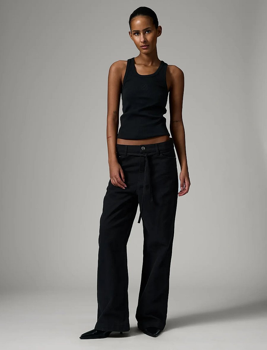 Day Birger et Mikkelsen - Elijah - Black Denim - laia säärega teksad - black - 2