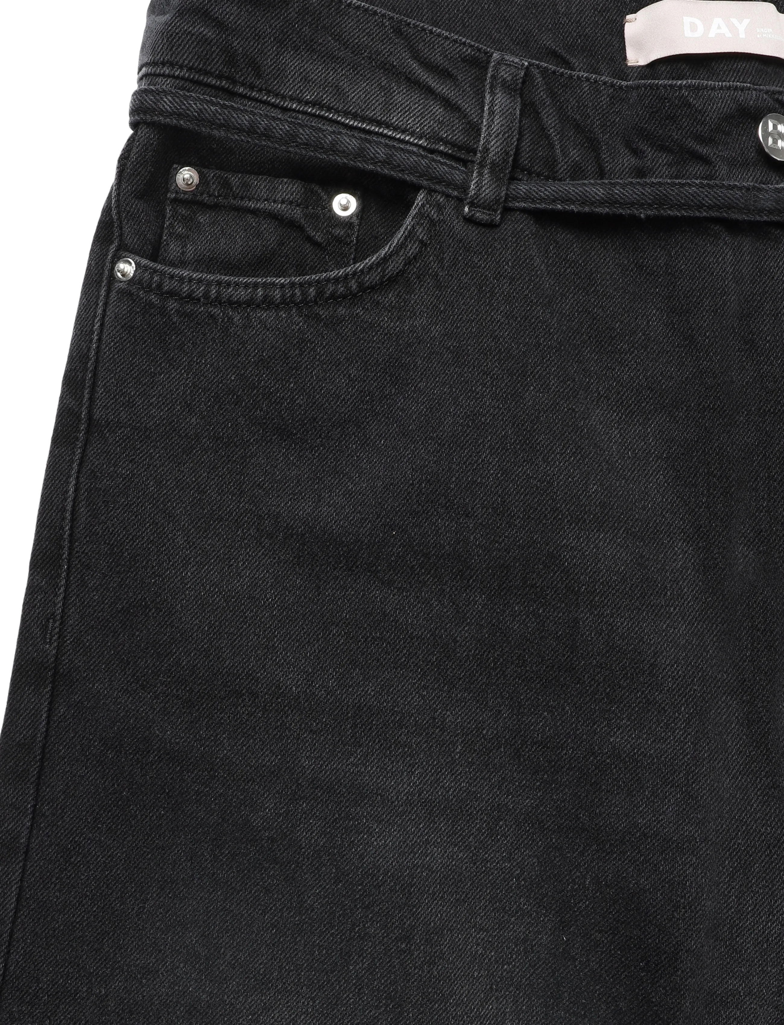 Day Birger et Mikkelsen - Elijah - Black Denim - wide leg jeans - black - 5