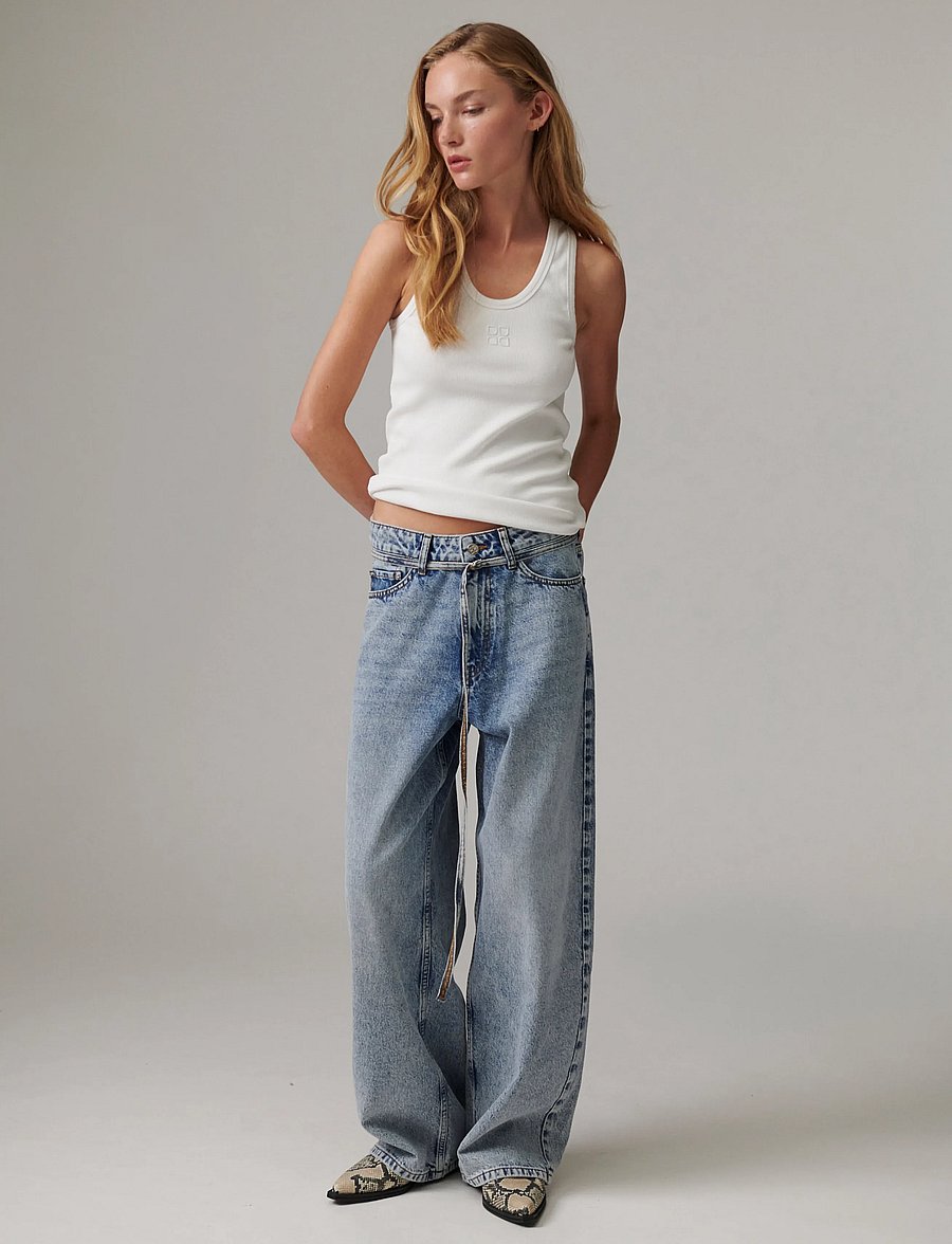 Day Birger et Mikkelsen - Andi - Blue Soft Denim - barrel jeans - light blue - 0