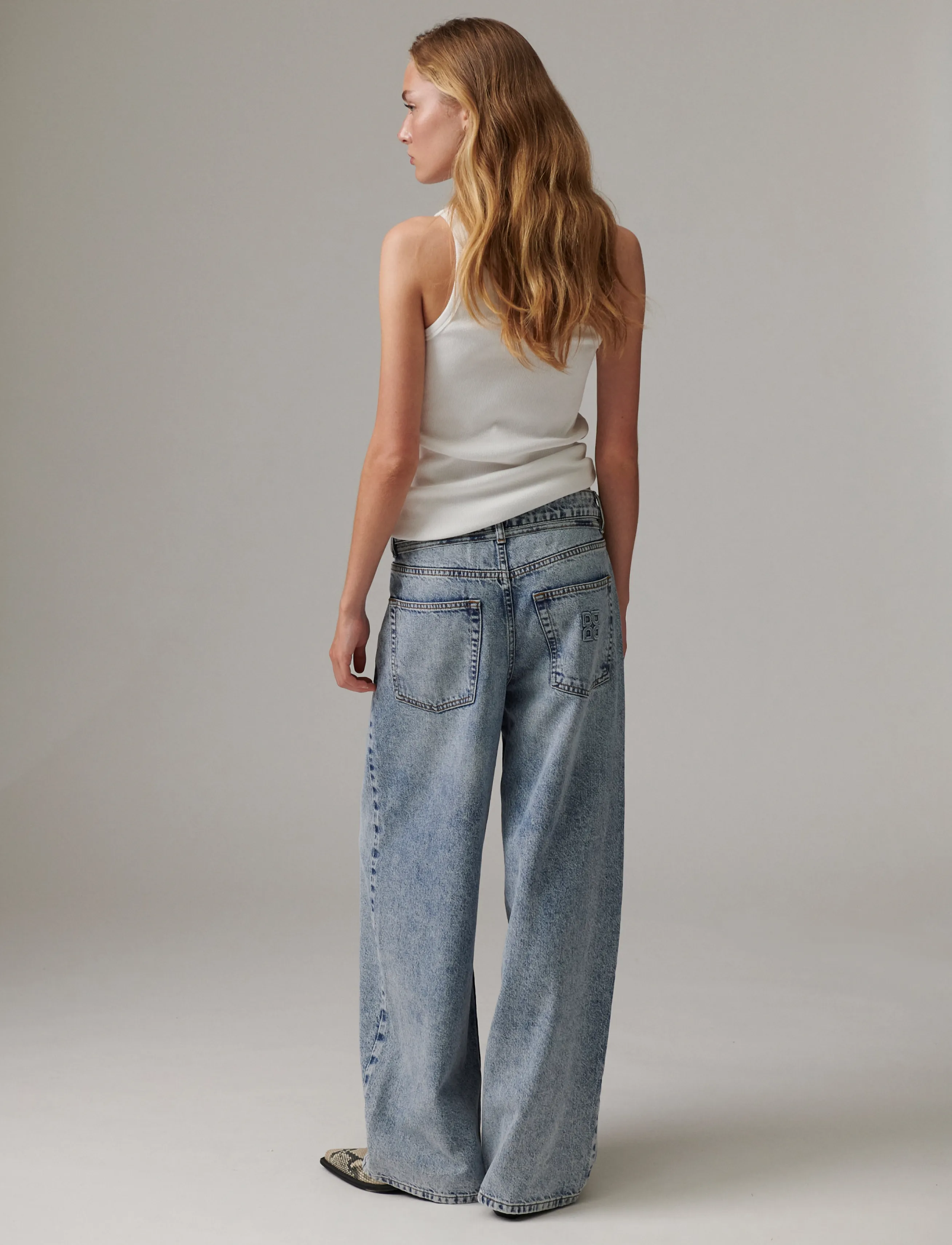 Day Birger et Mikkelsen - Andi - Blue Soft Denim - barrel jeans - light blue - 5