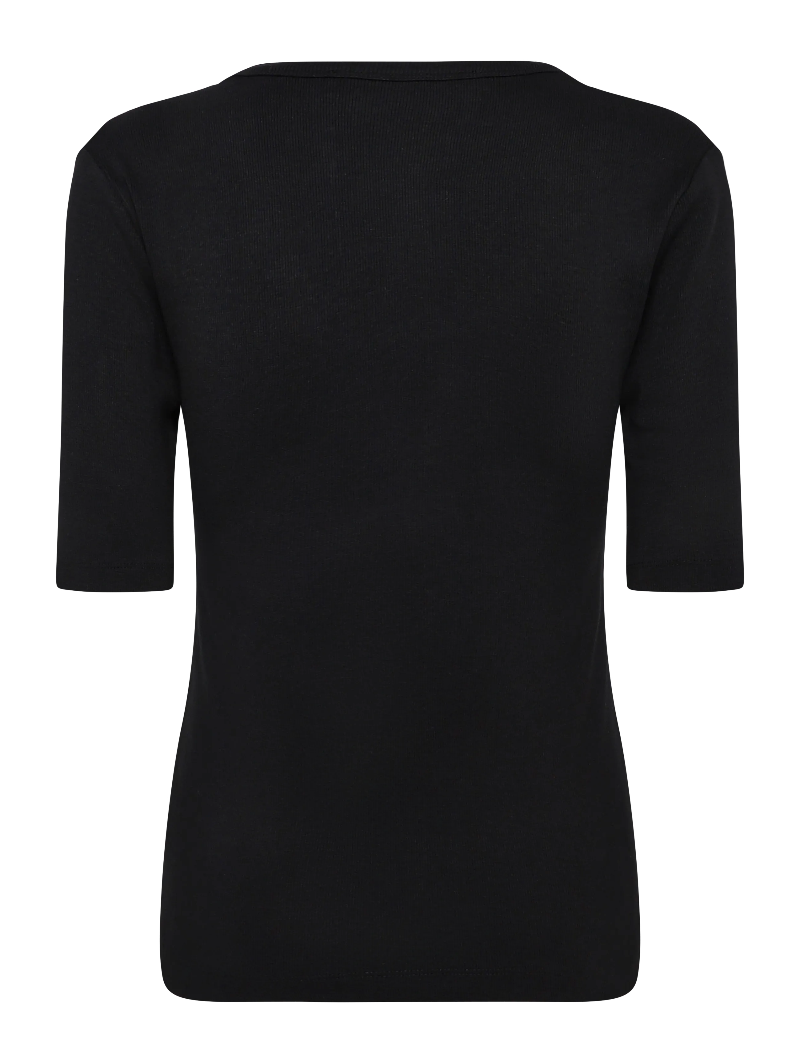 Day Birger et Mikkelsen - Fine - Classic Rib - t-shirts - black - 2