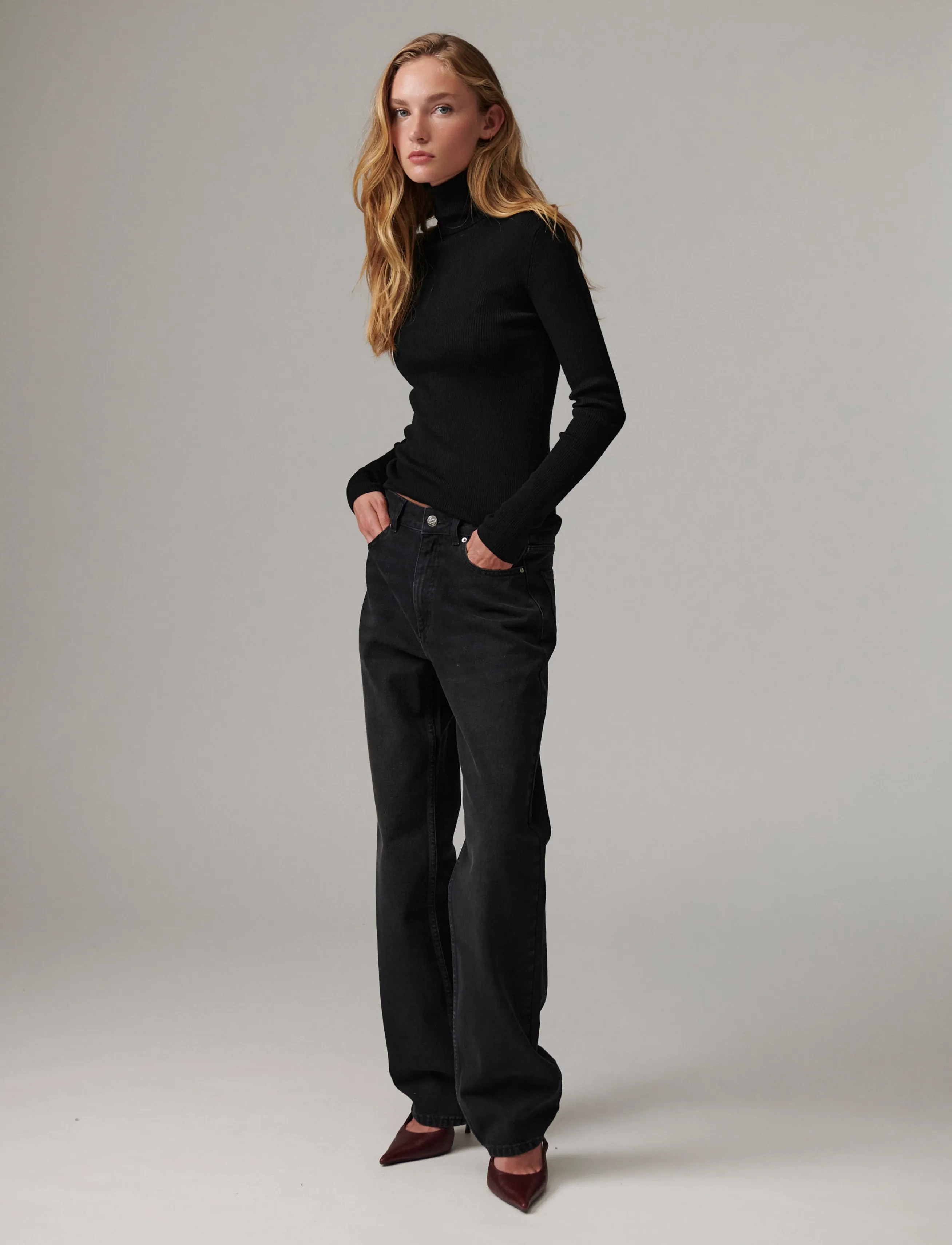 Day Birger et Mikkelsen - Sierra - Daily Elements - rollkragenpullover - black - 5