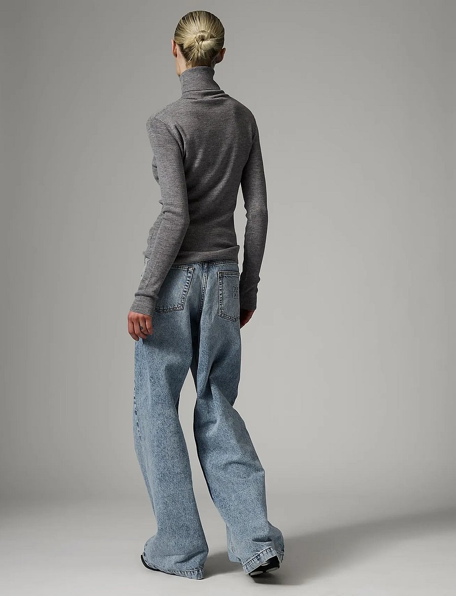 Day Birger et Mikkelsen - Sierra - Daily Elements - rollkragenpullover - medium grey melange - 4