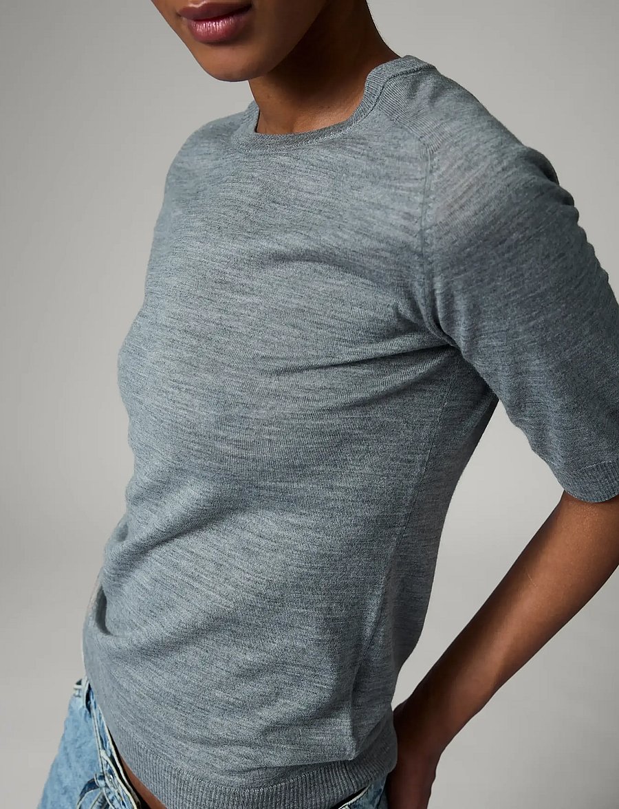 Day Birger et Mikkelsen - Carolina - Daily Elements - pulls - medium grey melange - 3