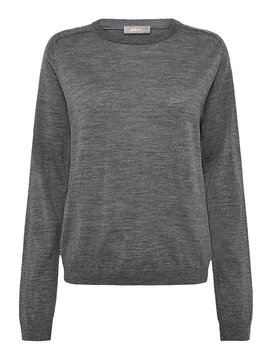 Day Birger et Mikkelsen - Annabelle - Daily Elements - pullover - medium grey melange - 1