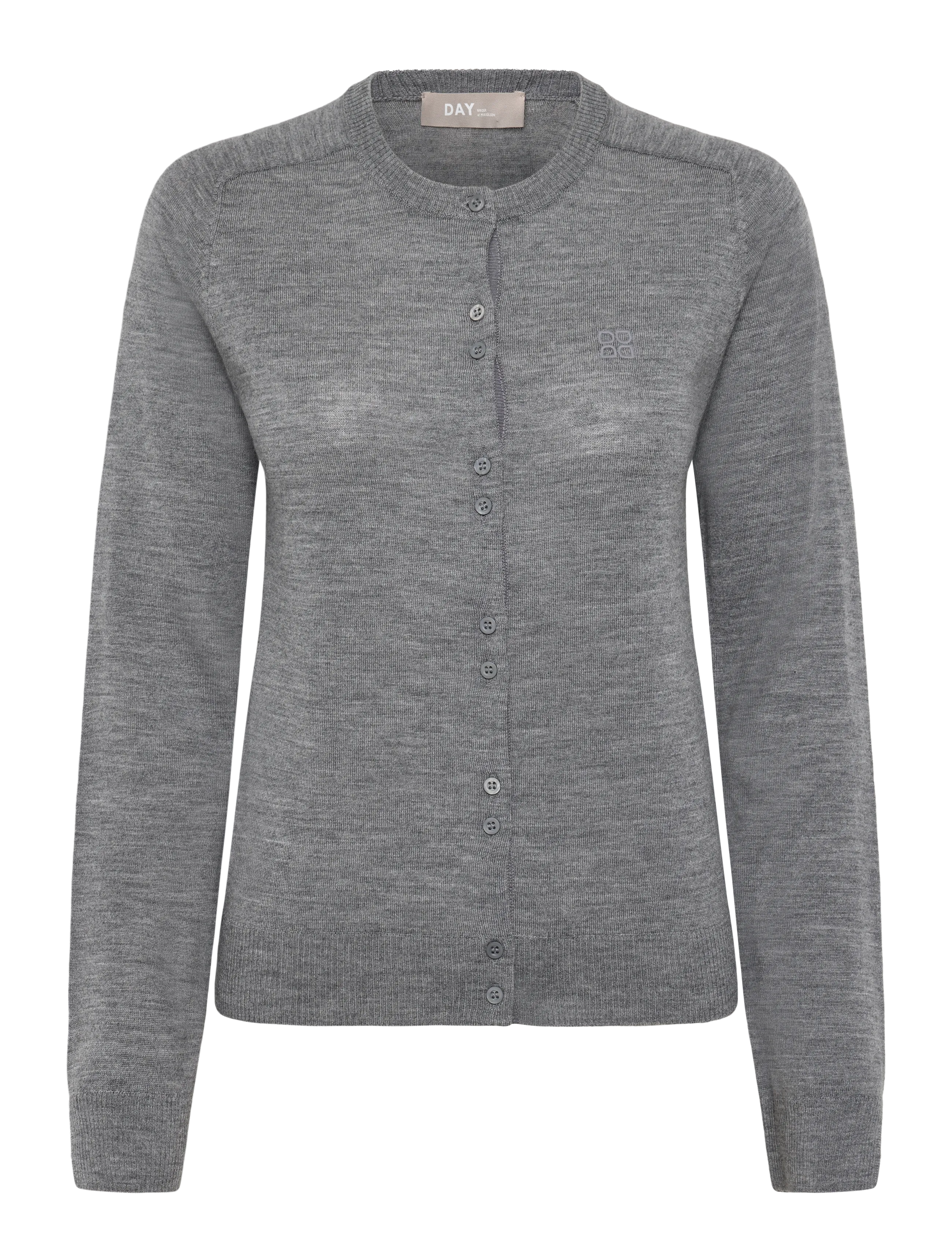 Day Birger et Mikkelsen Luna - Daily Elements - Strickjacken - MEDIUM GREY MELANGE / grey