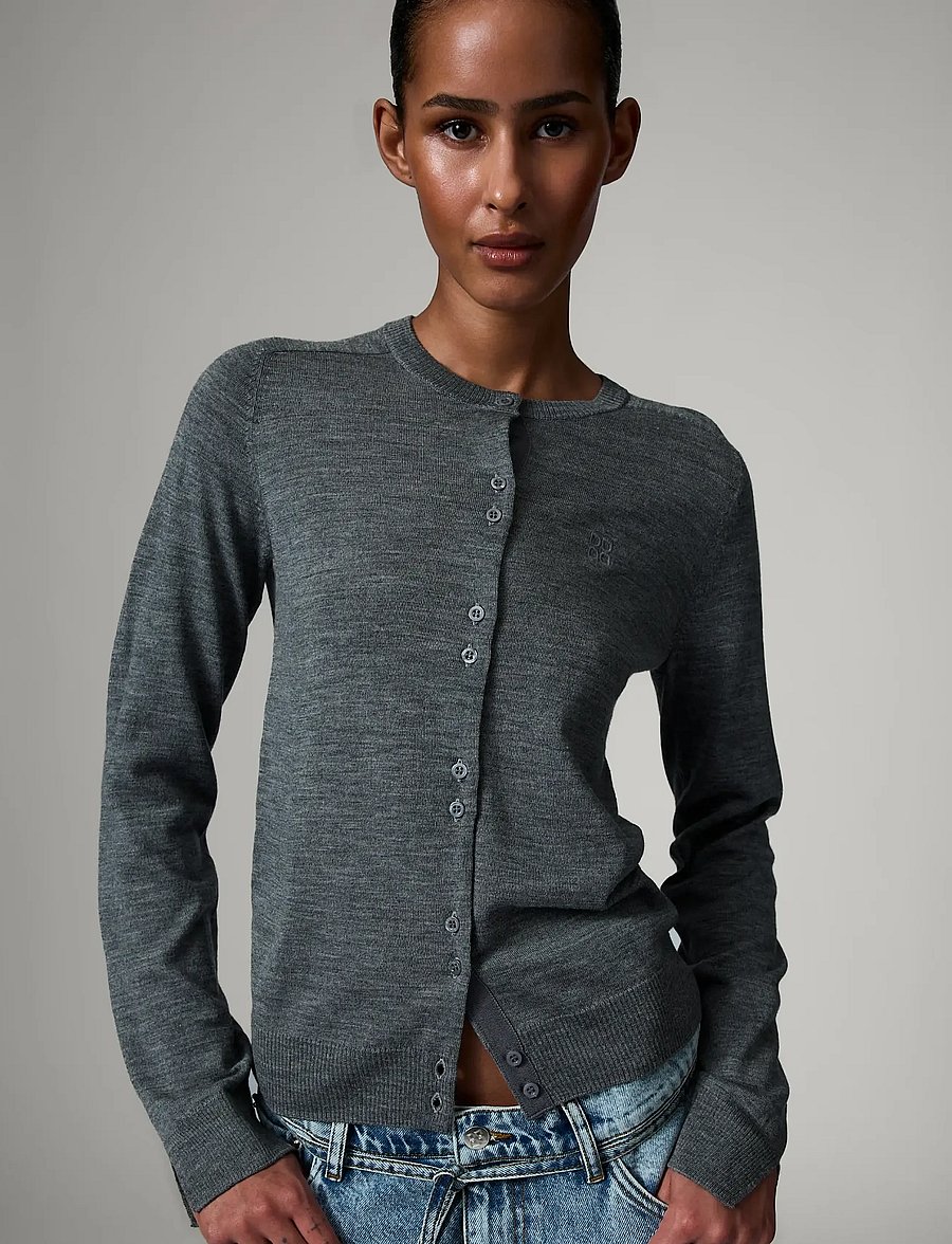 Day Birger et Mikkelsen - Luna - Daily Elements - koftor - medium grey melange - 0