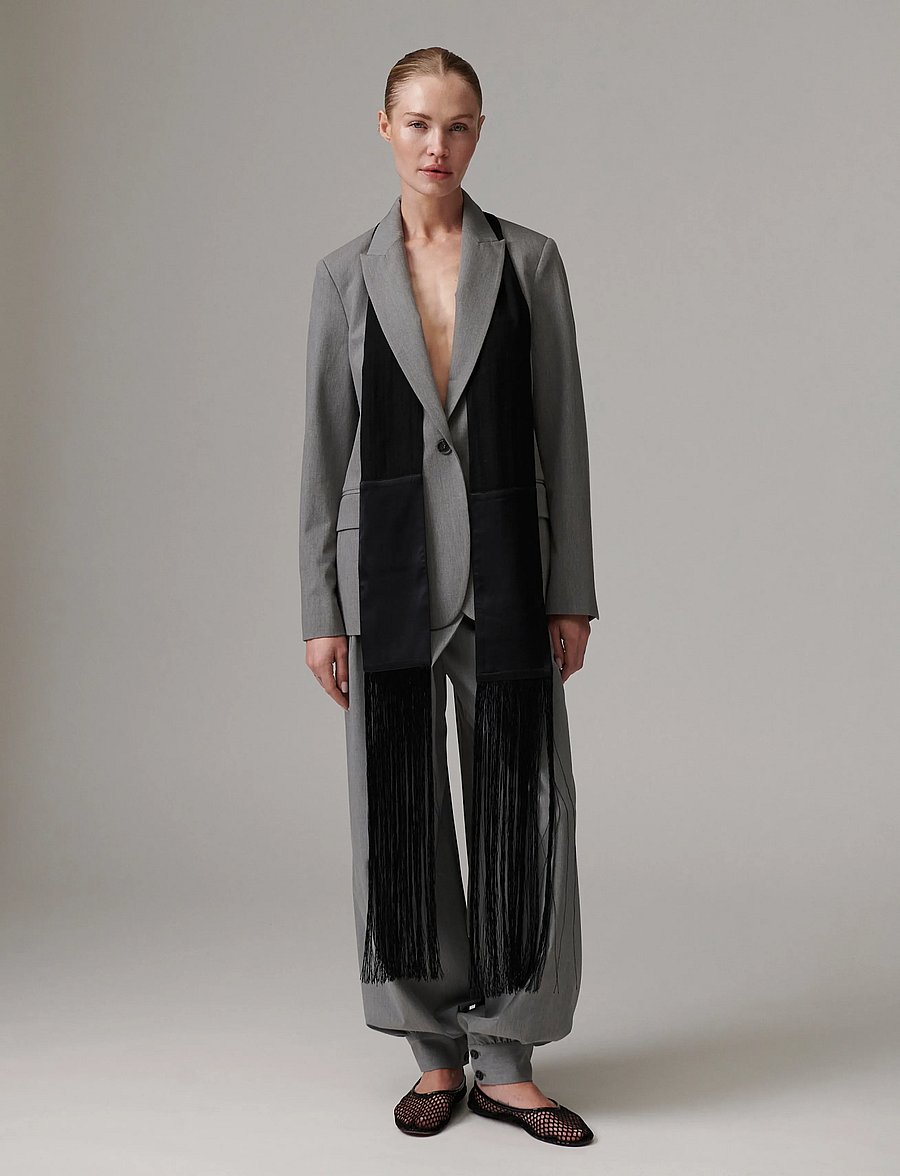 Day Birger et Mikkelsen - Hector - Classic Gab - einreihige blazer - medium grey melange - 4
