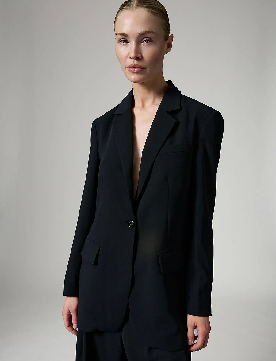 Day Birger et Mikkelsen - Elton - Classic Gab - einreihige blazer - black - 0