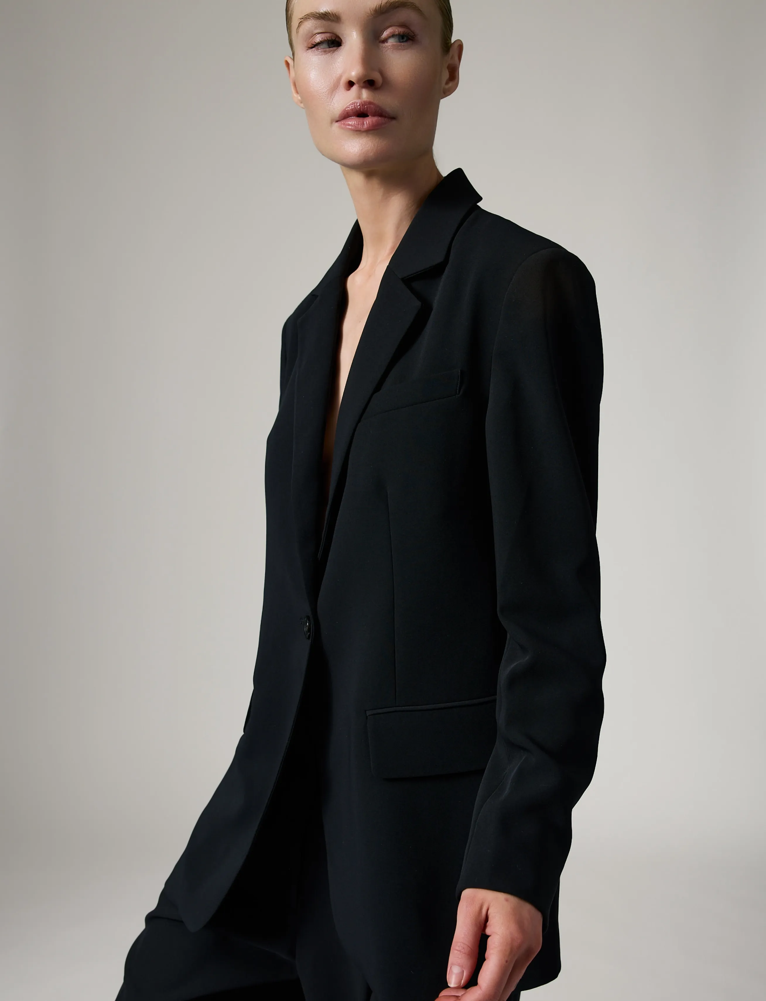 Day Birger et Mikkelsen - Elton - Classic Gab - single breasted blazers - black - 4