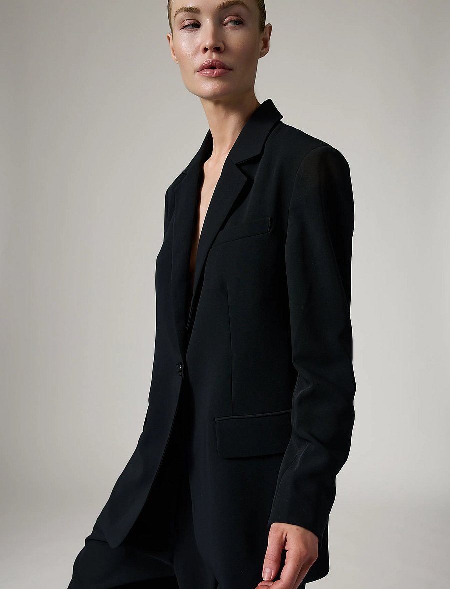 Day Birger et Mikkelsen - Elton - Classic Gab - einreihige blazer - black - 4
