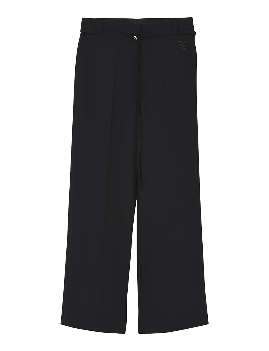 Day Birger et Mikkelsen - Elina - Classic Gab - straight leg trousers - black - 1