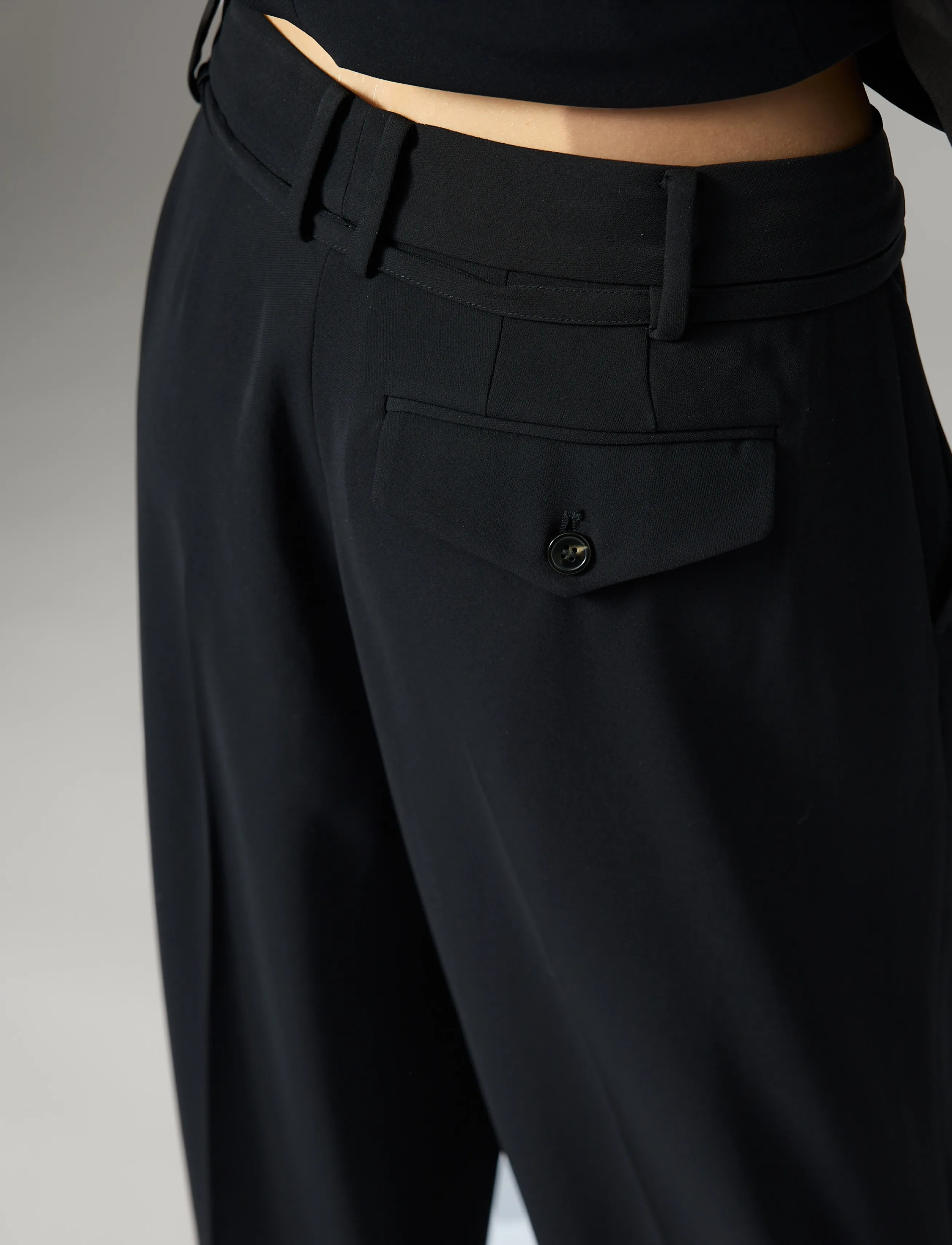 Day Birger et Mikkelsen - Elina - Classic Gab - straight leg trousers - black - 3