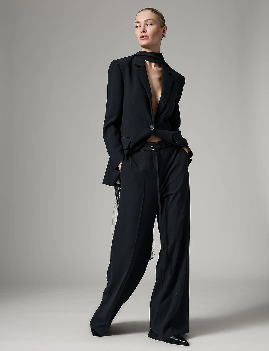 Day Birger et Mikkelsen - Elina - Classic Gab - straight leg trousers - black - 4
