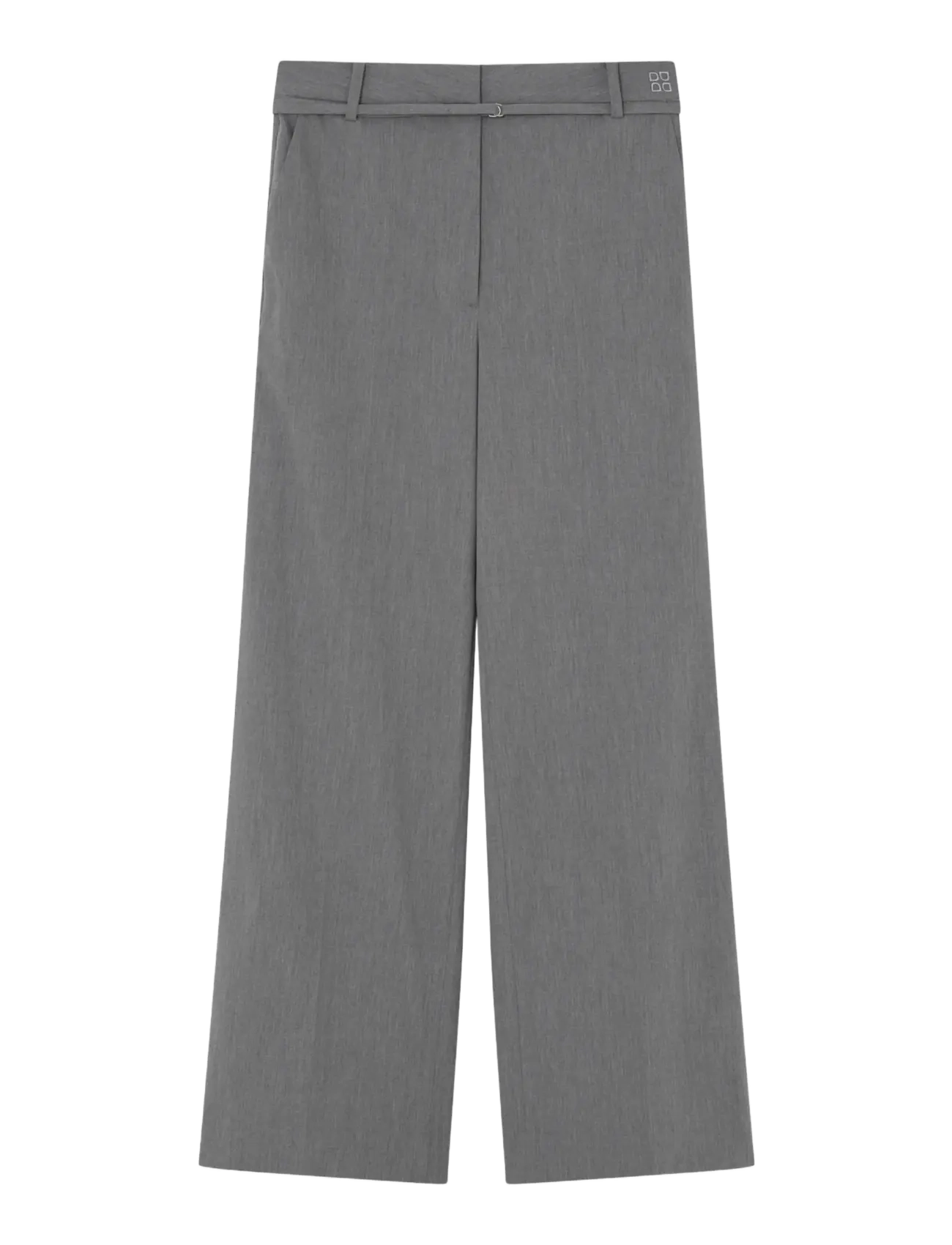Day Birger et Mikkelsen - Elina - Classic Gab - straight leg trousers - medium grey melange - 1