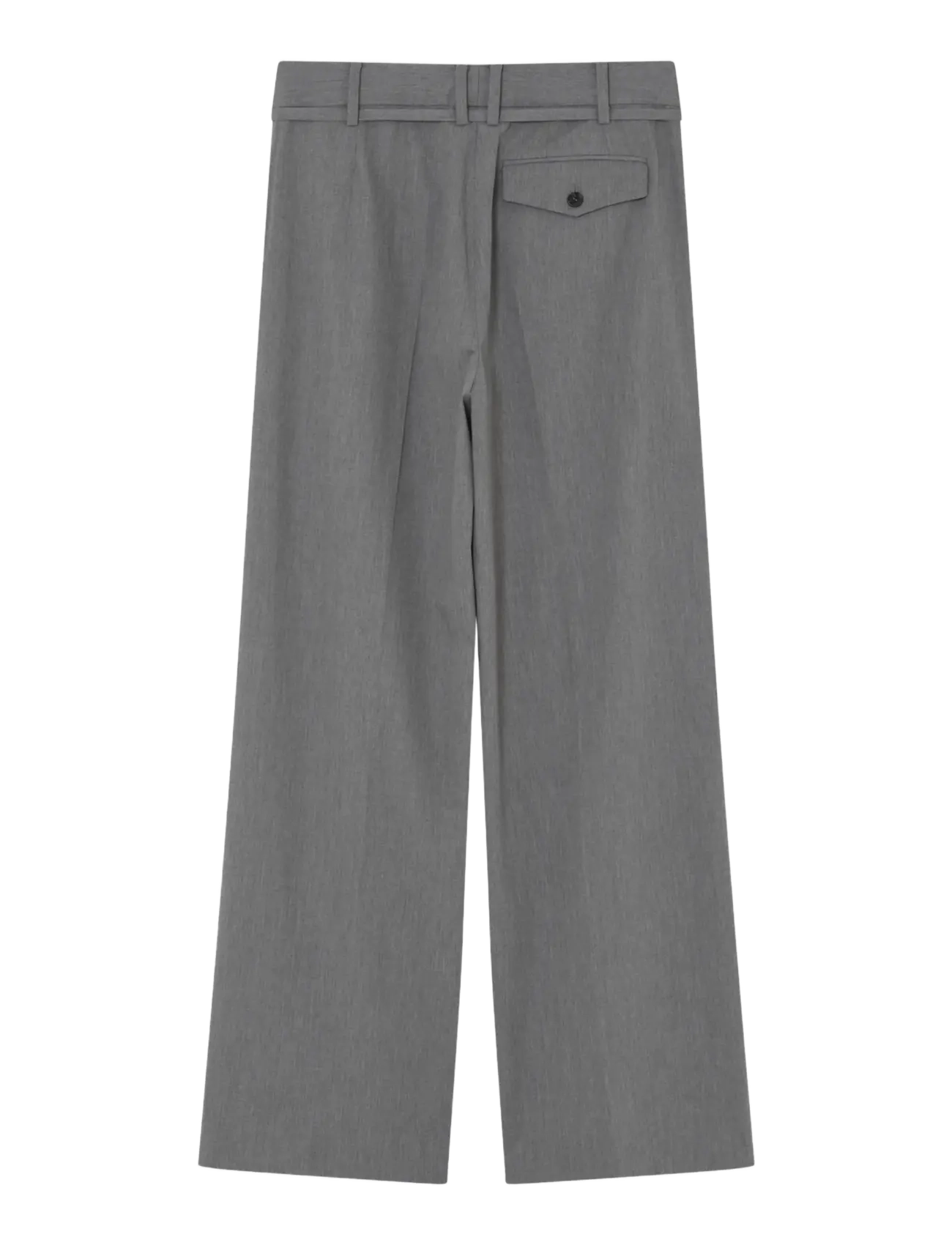 Day Birger et Mikkelsen - Elina - Classic Gab - straight leg trousers - medium grey melange - 2