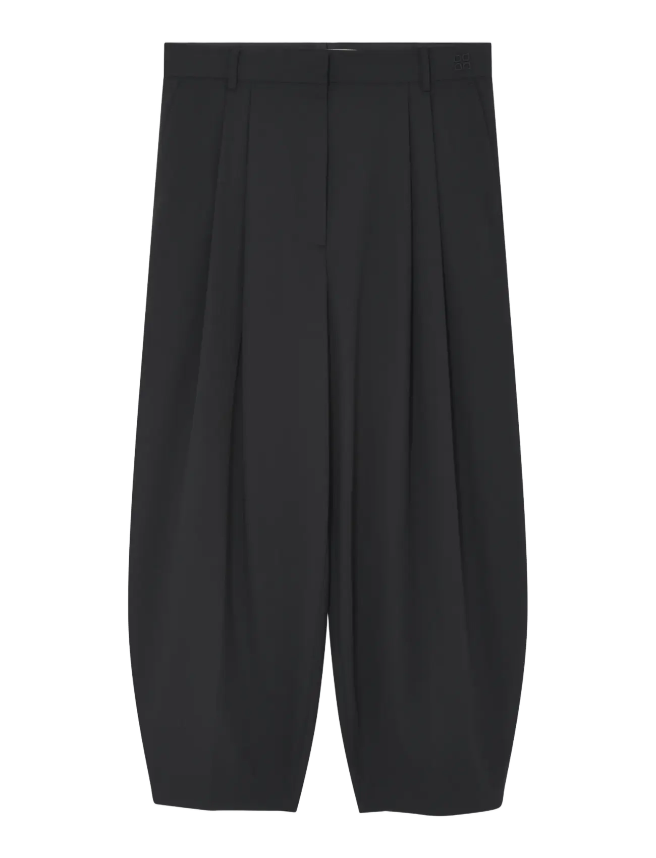 Day Birger et Mikkelsen - Enora - Classic Gab - barrel trousers - black - 2