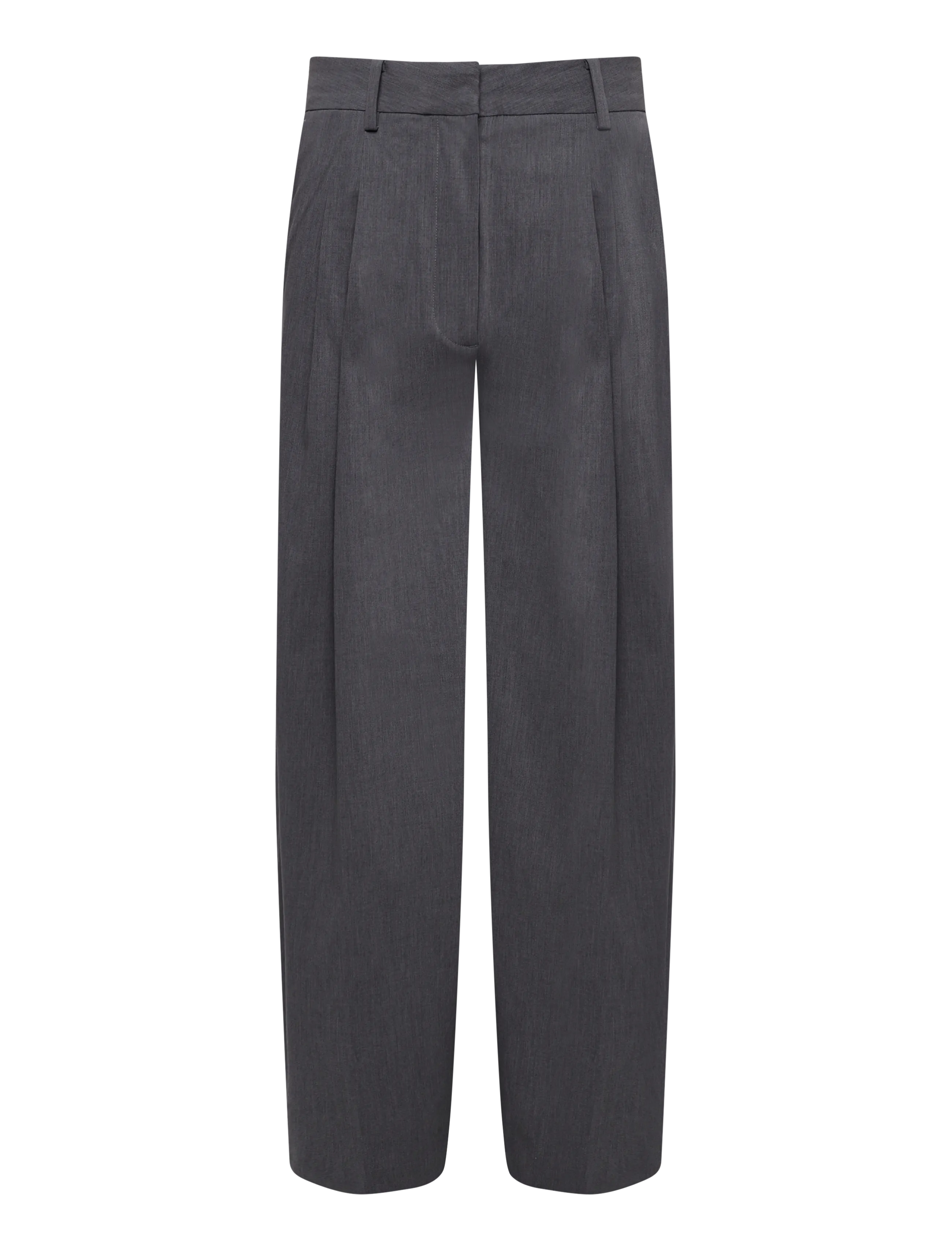 Day Birger et Mikkelsen - Enora - Classic Gab - barrel-püksid - medium grey melange - 0