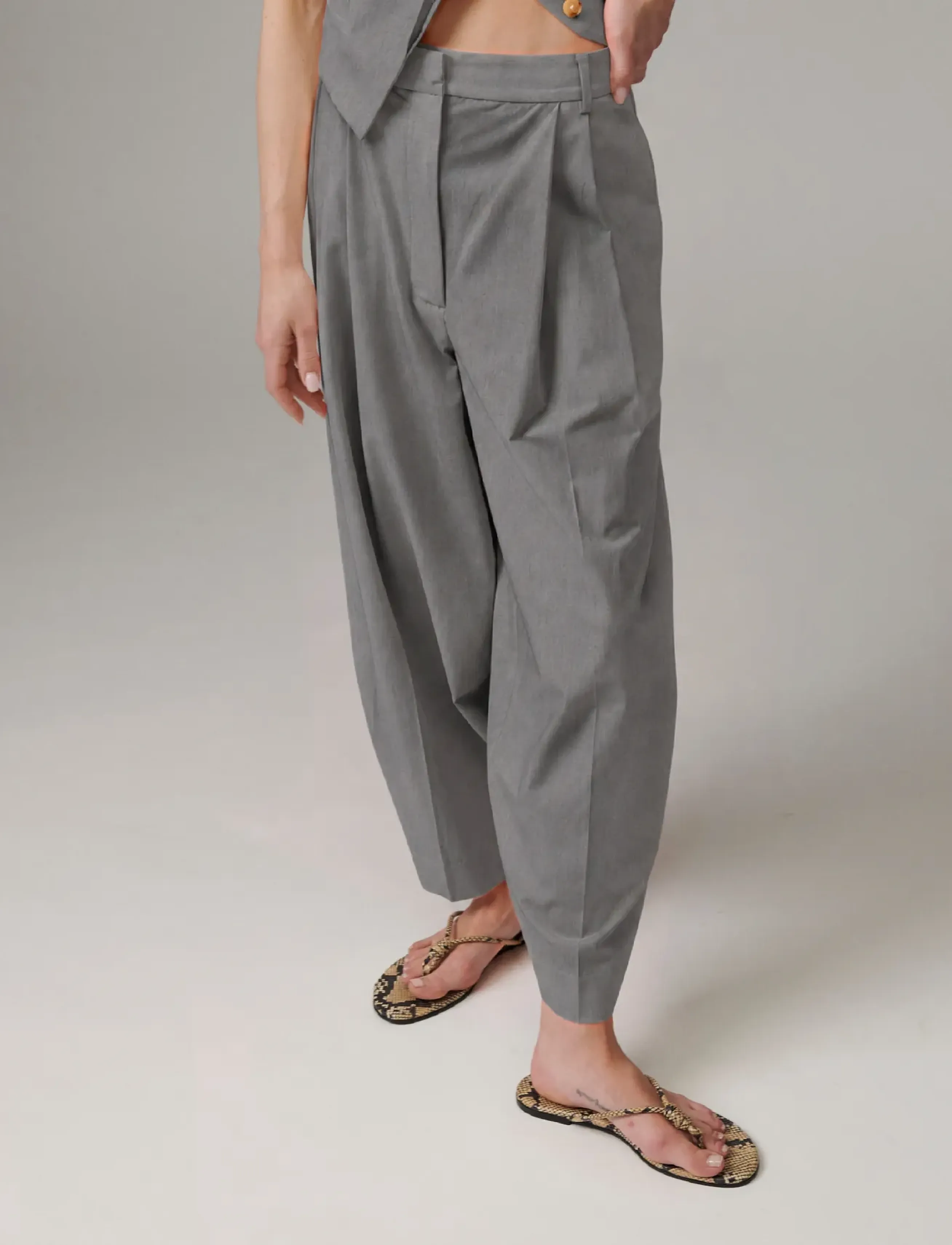 Day Birger et Mikkelsen Enora - Classic Gab - DAY Birger et Mikkelsen - MEDIUM GREY MELANGE / grey