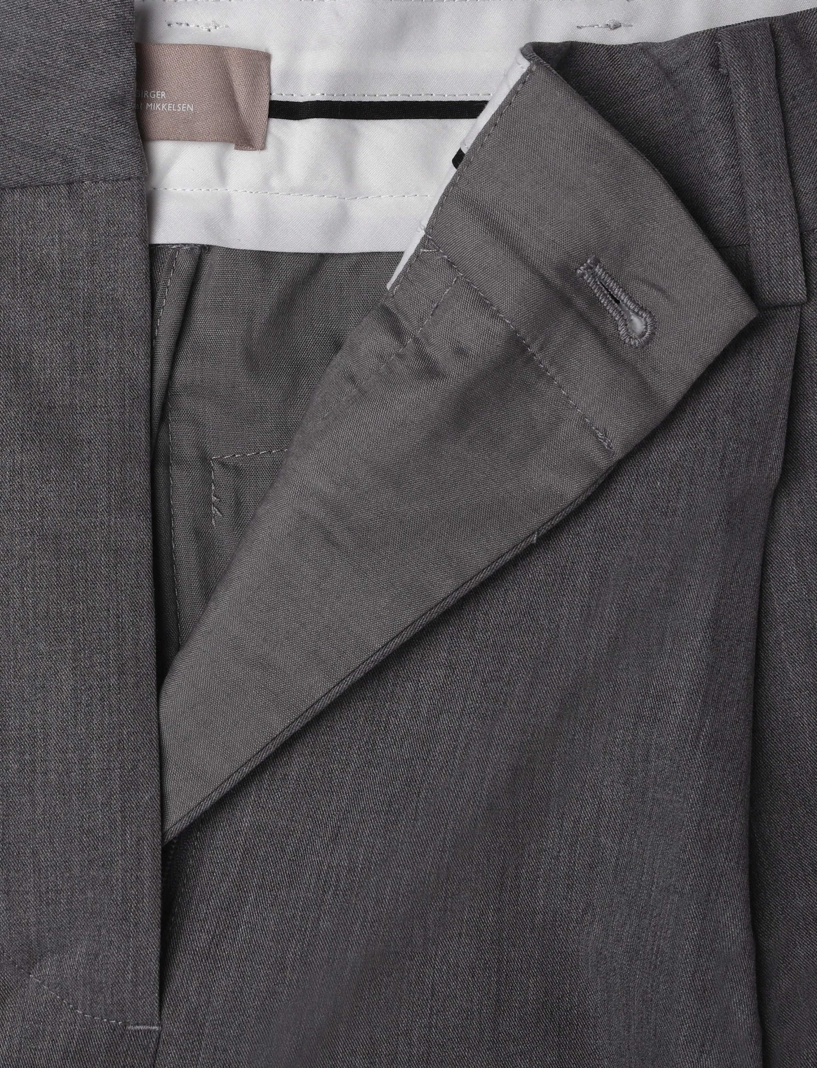 Day Birger et Mikkelsen - Enora - Classic Gab - barrel-püksid - medium grey melange - 3