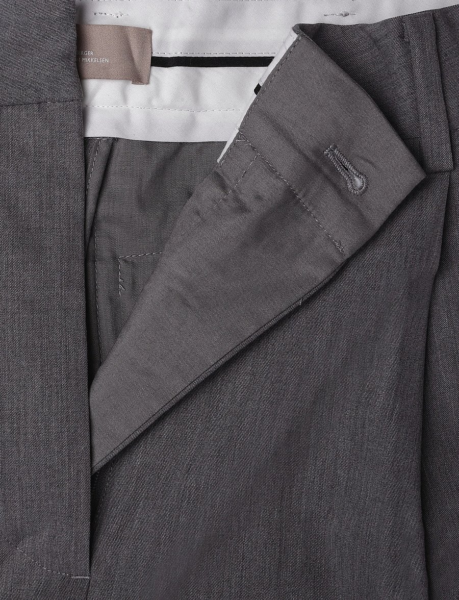 Day Birger et Mikkelsen - Enora - Classic Gab - barrel-püksid - medium grey melange - 3