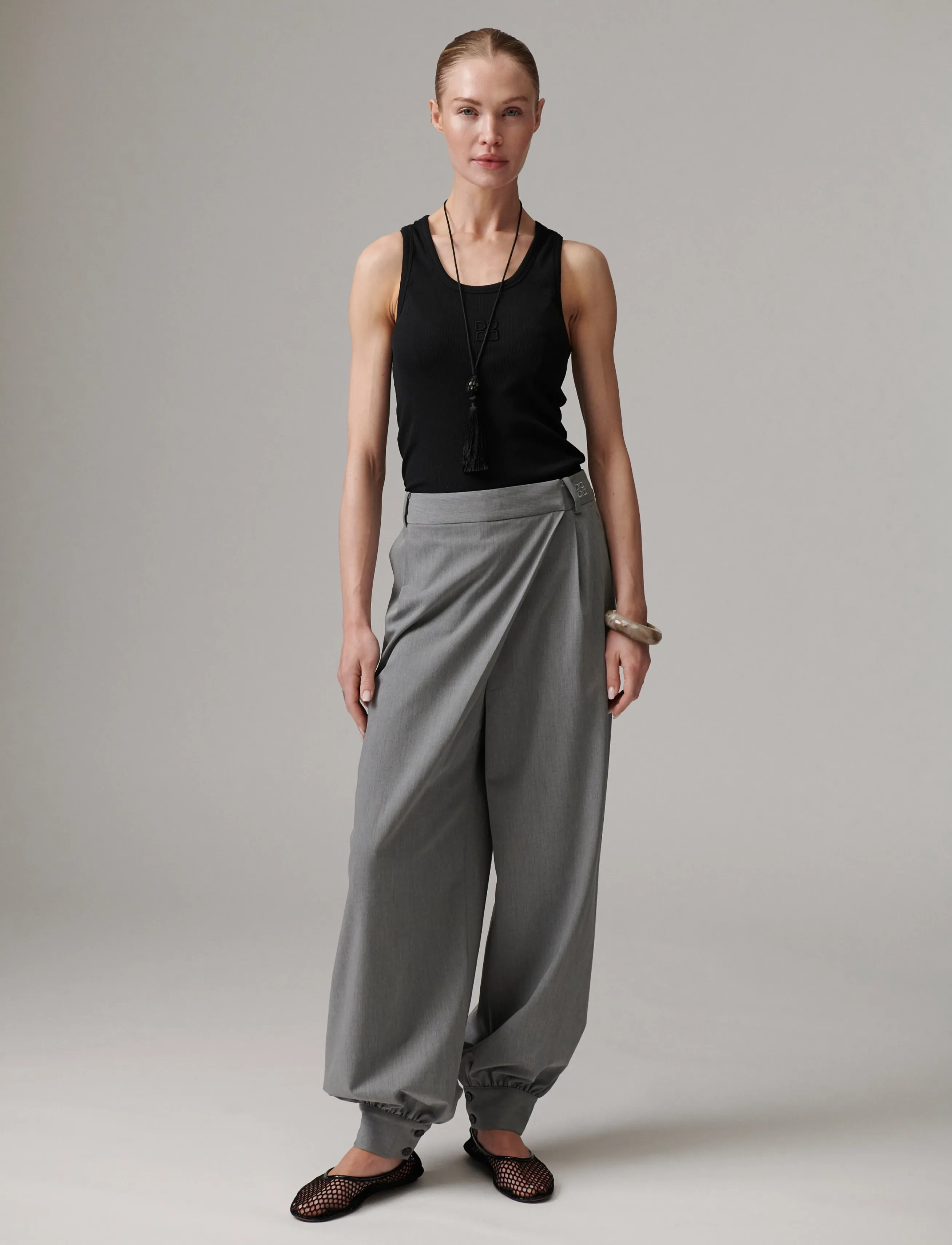 Day Birger et Mikkelsen - Nila - Classic Gab - medium grey melange - 3