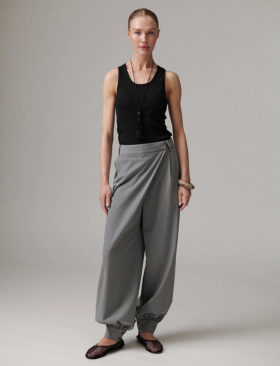 Day Birger et Mikkelsen - Nila - Classic Gab - medium grey melange - 3