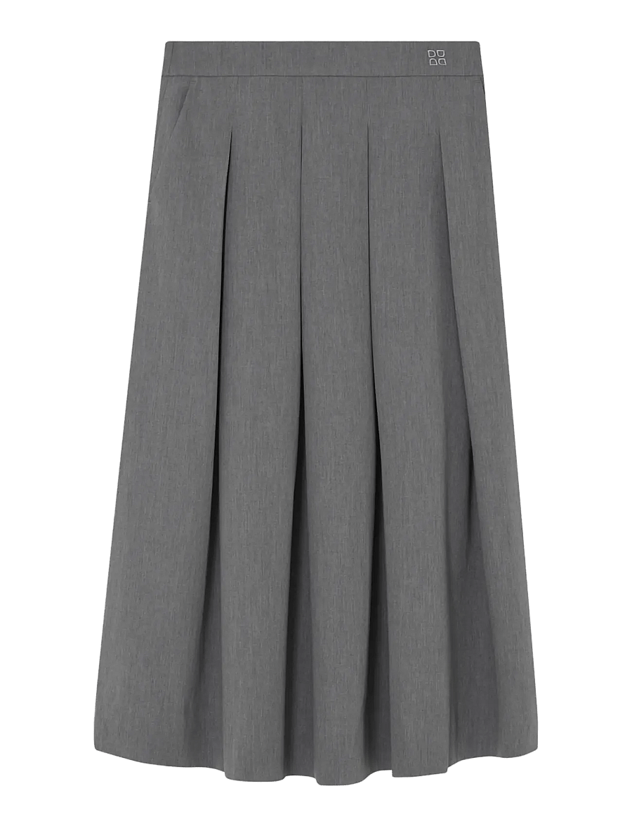 Day Birger et Mikkelsen - Chai - Classic Gab - midi-röcke - medium grey melange - 0