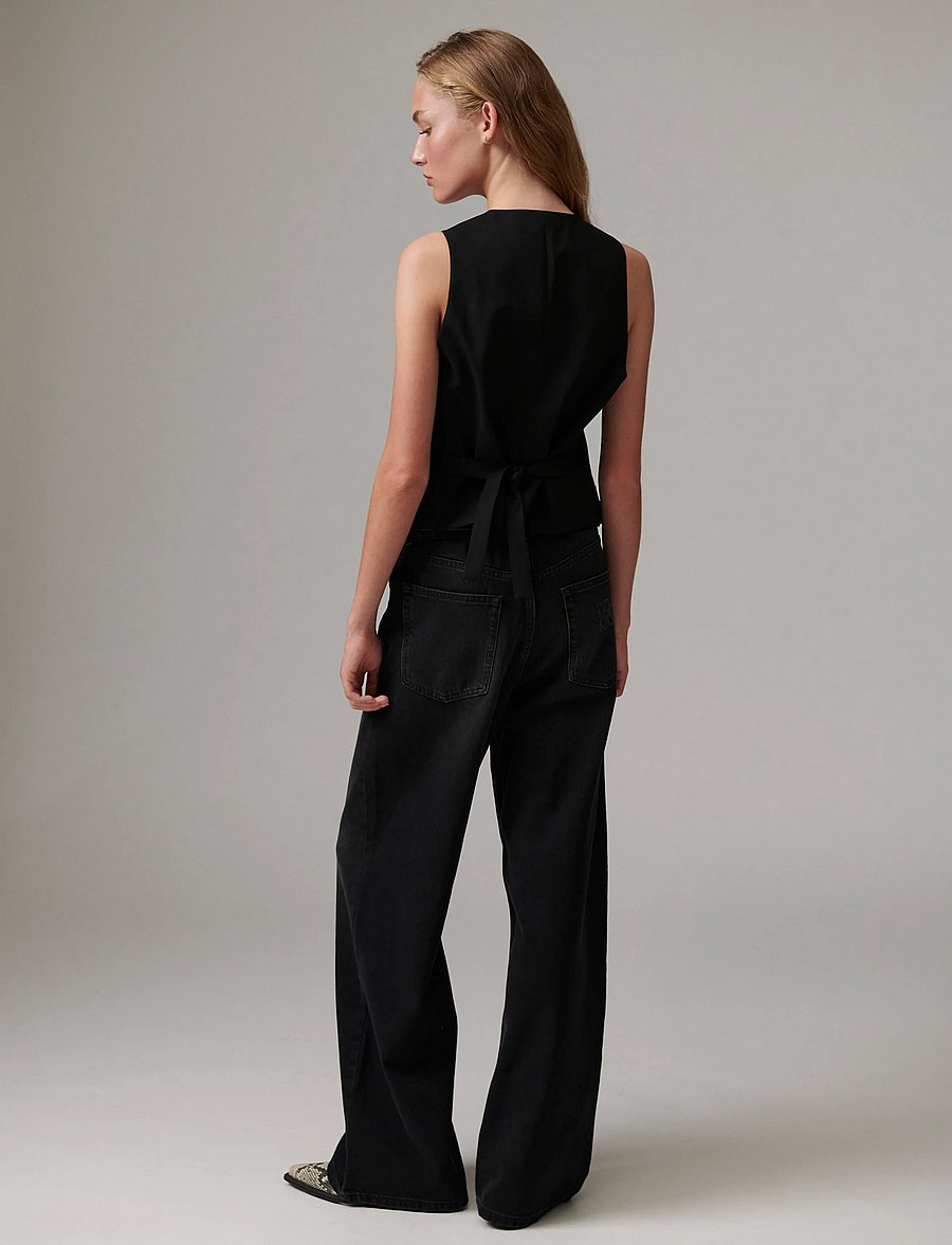 Day Birger et Mikkelsen - Ronnie - Classic Gab - westen - black - 3