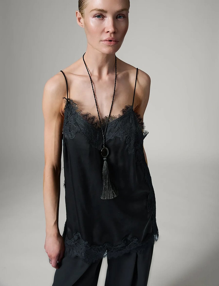 Day Birger et Mikkelsen - Lisa - Fluid Viscose - Ärmellose blusen - black - 0