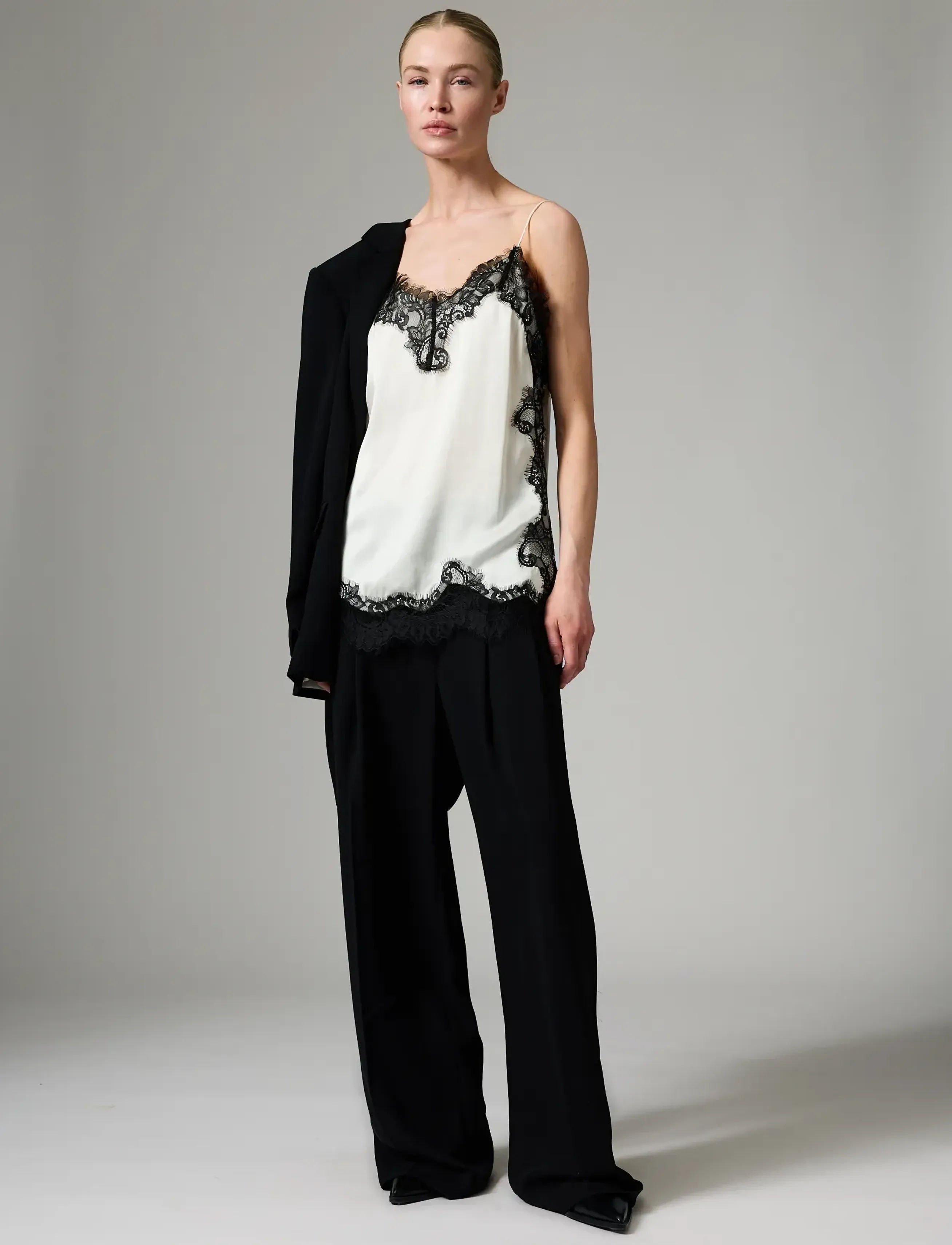 Day Birger et Mikkelsen - Lisa - Fluid Viscose - Ärmlösa blusar - vanilla ice - 3