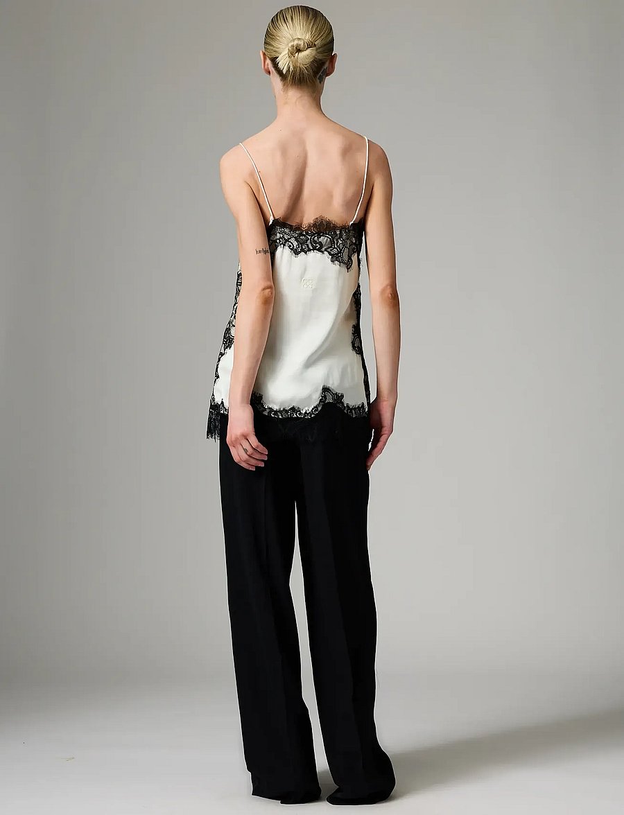 Day Birger et Mikkelsen - Lisa - Fluid Viscose - Ärmlösa blusar - vanilla ice - 4