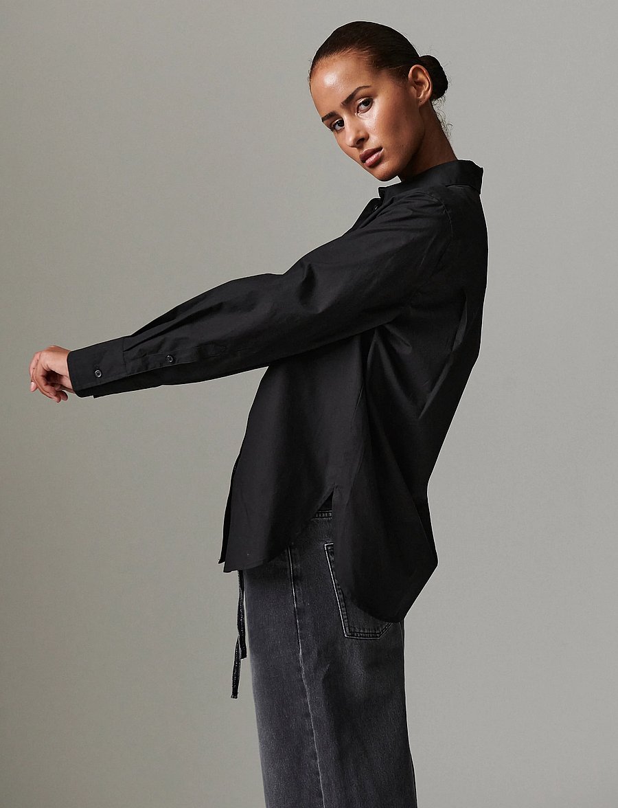 Day Birger et Mikkelsen - Jojo - Poplina - teksasärgid - black - 4