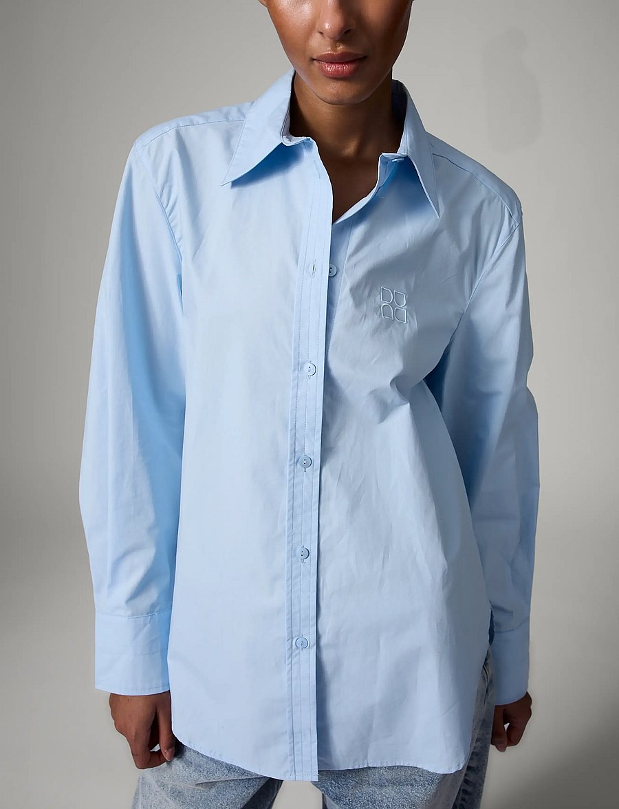 Day Birger et Mikkelsen - Jojo - Poplina - teksasärgid - chambray blue - 0
