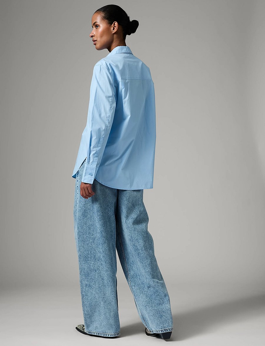 Day Birger et Mikkelsen - Jojo - Poplina - teksasärgid - chambray blue - 4