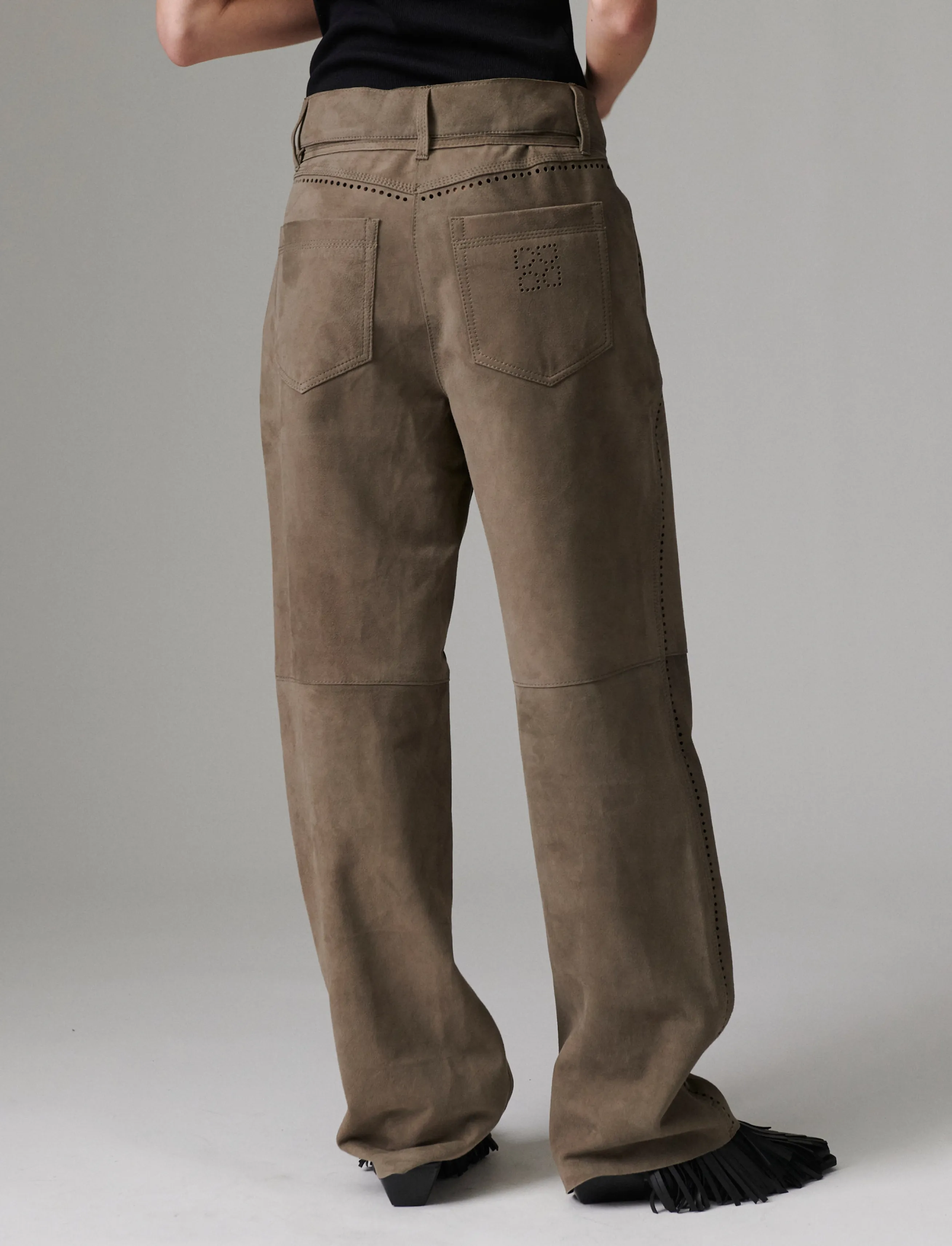 Day Birger et Mikkelsen - Tamara - Light Suede - lederhosen - walnut - 4