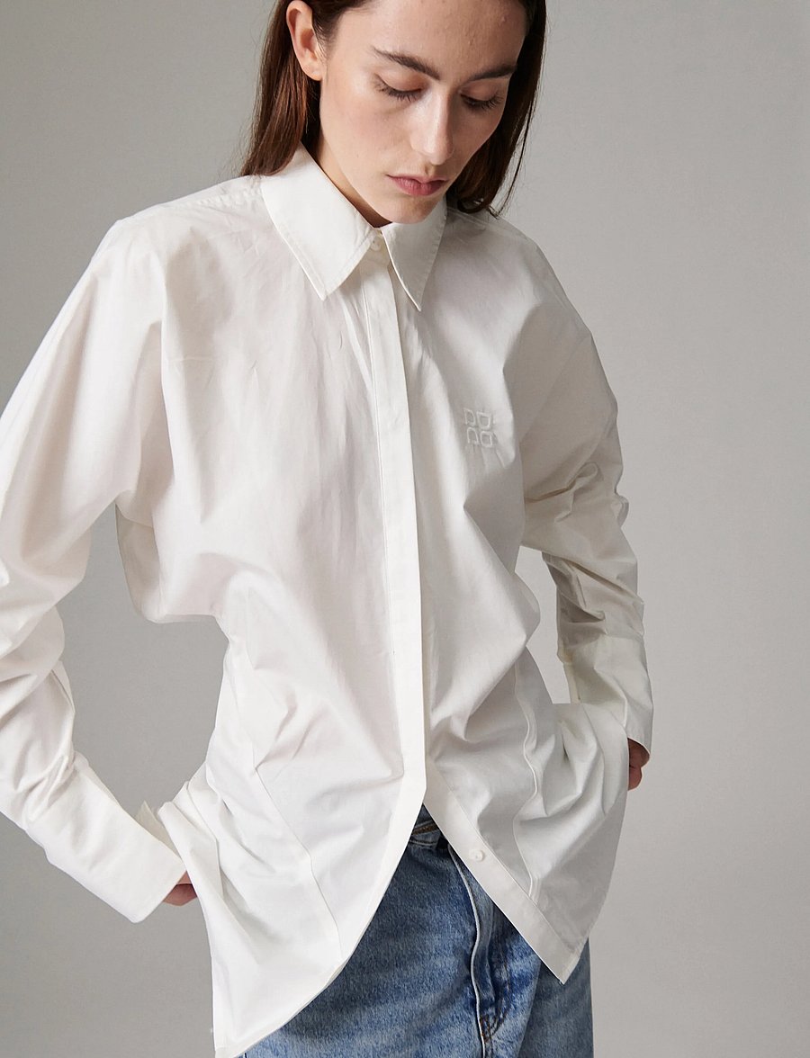 Day Birger et Mikkelsen - Pixie - Poplina - langärmlige hemden - brilliant white - 0