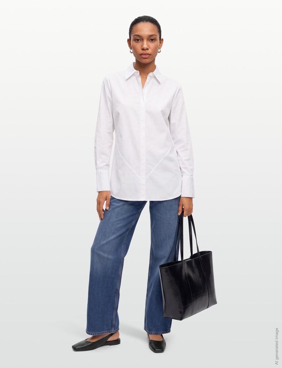 Day Birger et Mikkelsen - Pixie - Poplina - brilliant white - 0