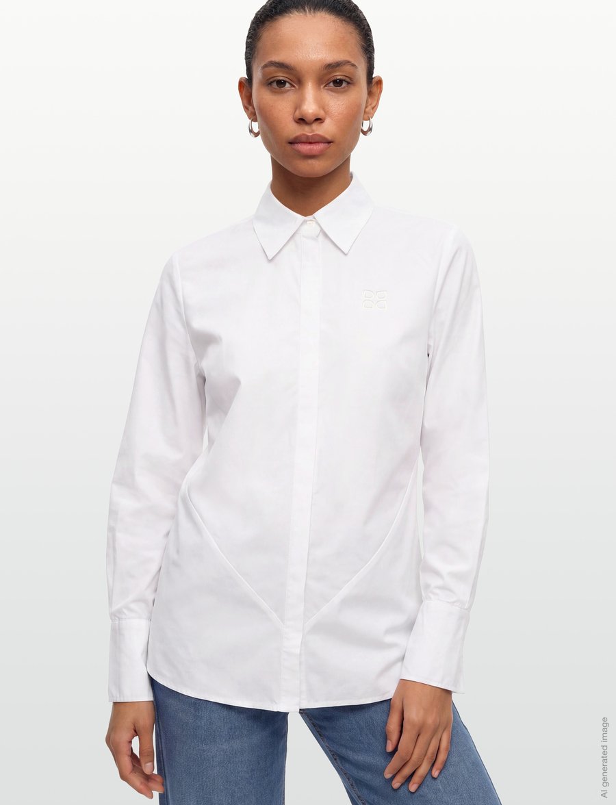 Day Birger et Mikkelsen - Pixie - Poplina - brilliant white - 3