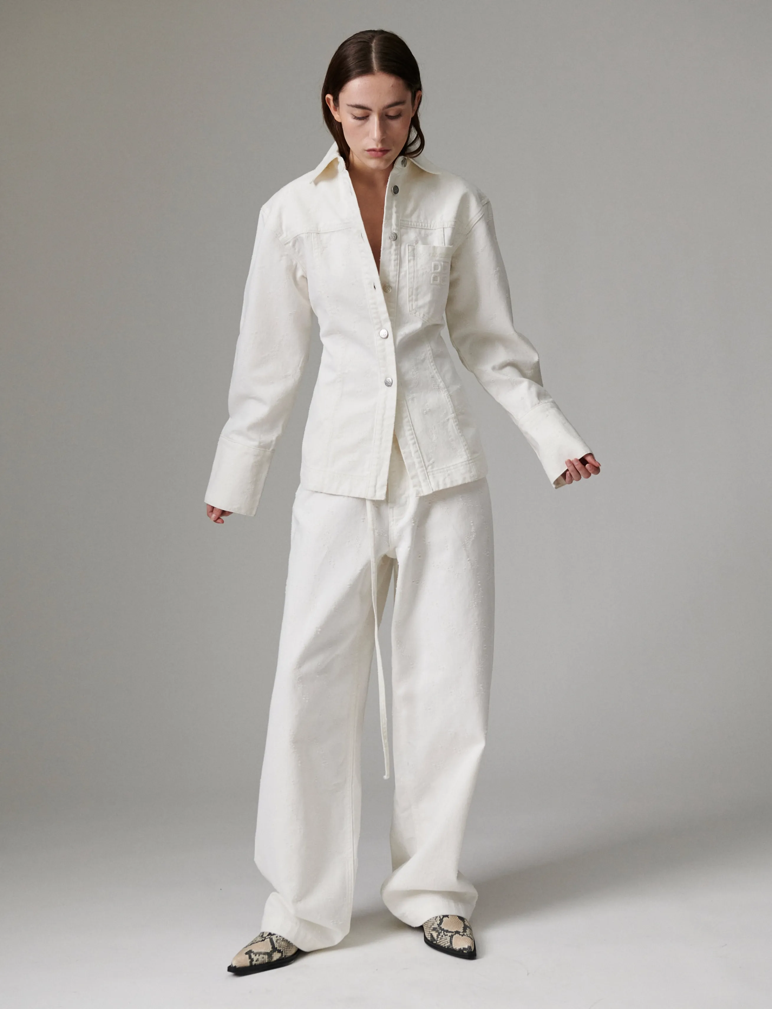 Day Birger et Mikkelsen Andi - Distressed Canvas - Inspiration - JET STREAM / white
