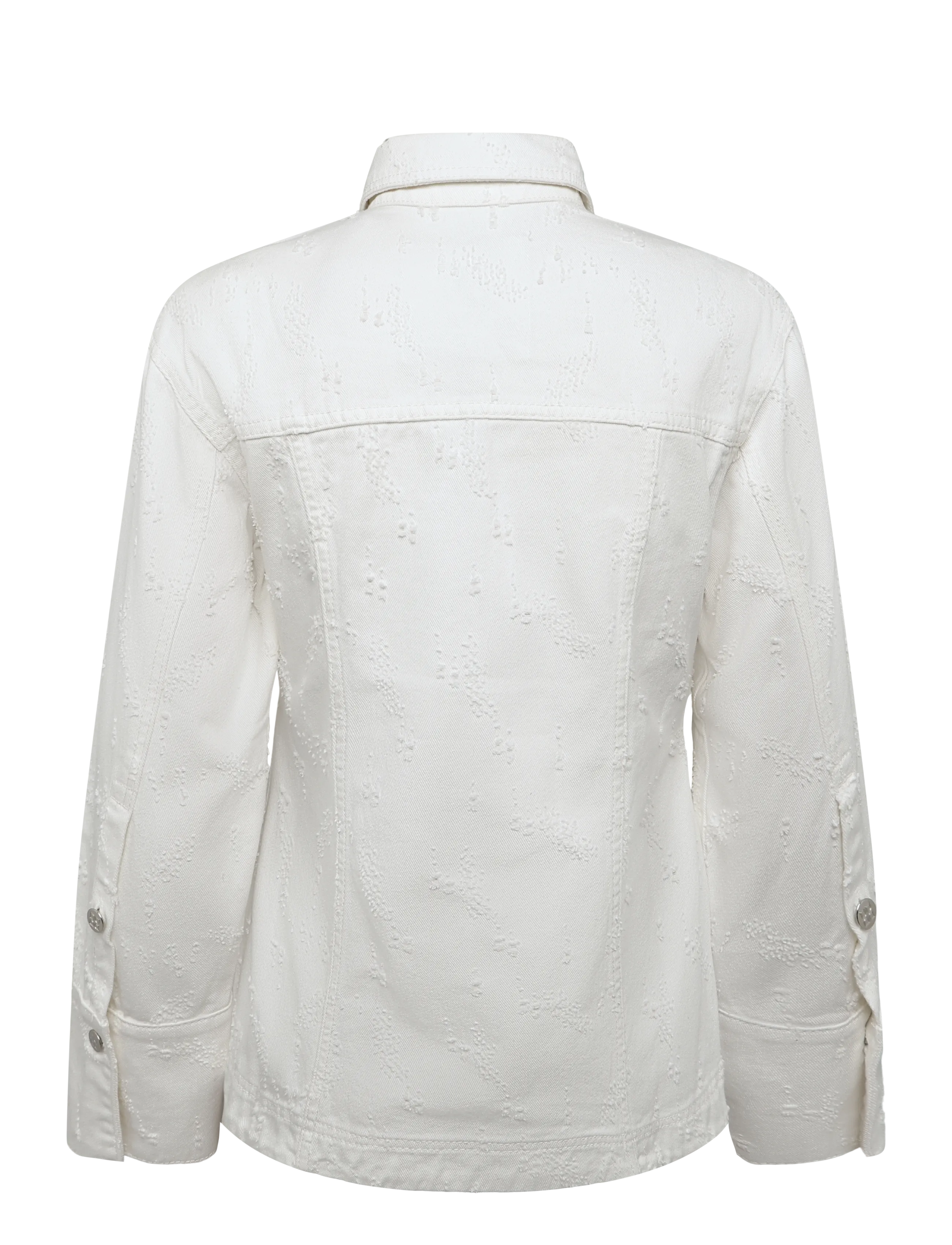 Day Birger et Mikkelsen - Liesl - Distressed Canvas - jeansjacken - jet stream - 2