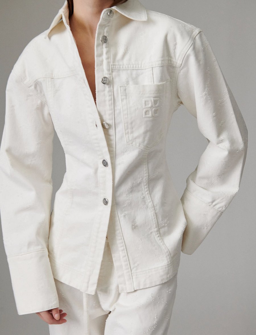 Day Birger et Mikkelsen - Liesl - Distressed Canvas - teksatagid - jet stream - 0