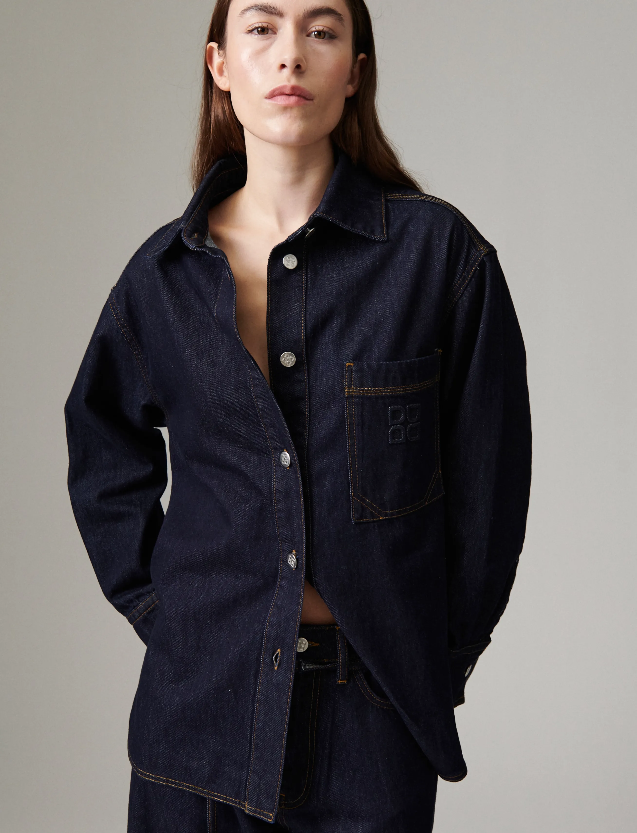 Day Birger et Mikkelsen - Naika - Relaxed Denim - denim shirts - blue indigo - 4