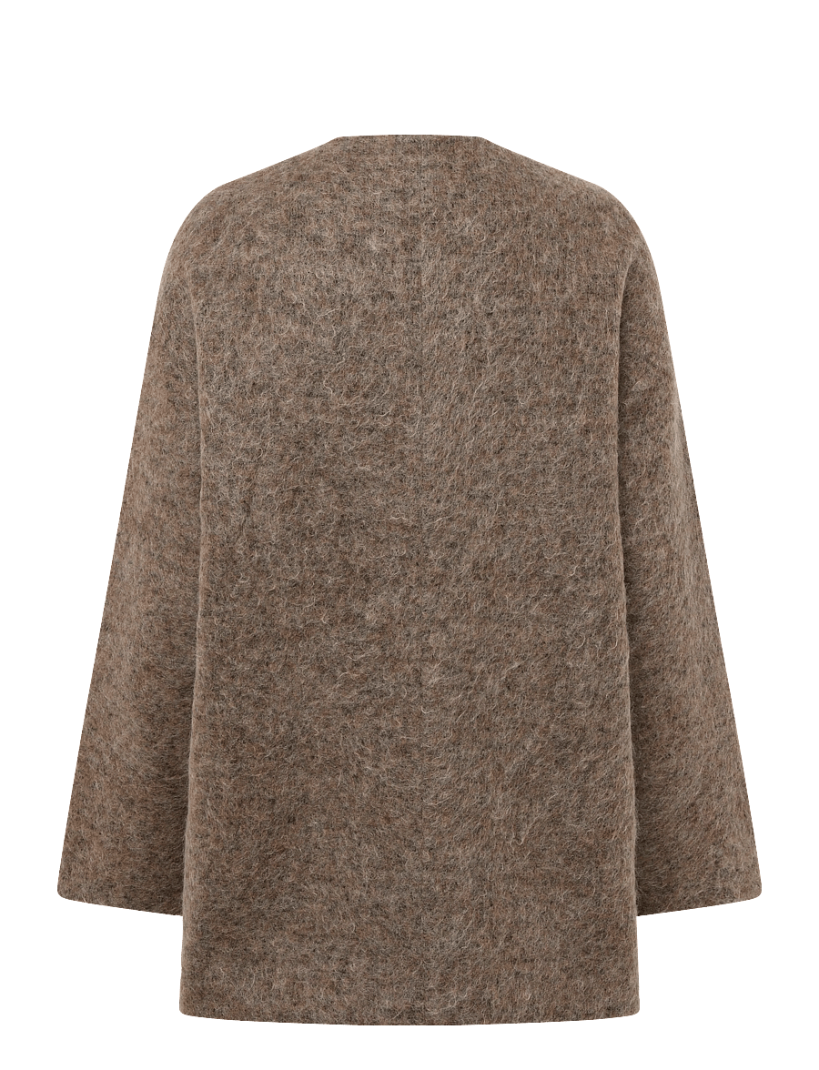 Day Birger et Mikkelsen - Flussy - Mohair Wool - wolljacken - dark brown - 2