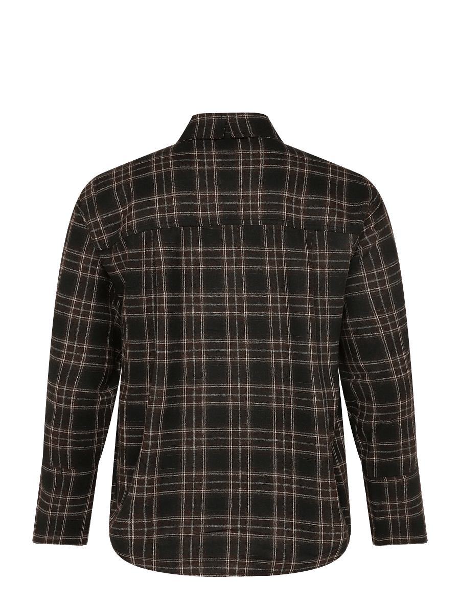 Day Birger et Mikkelsen - Henri - Flannel Luxe - langärmlige hemden - ebony - 2