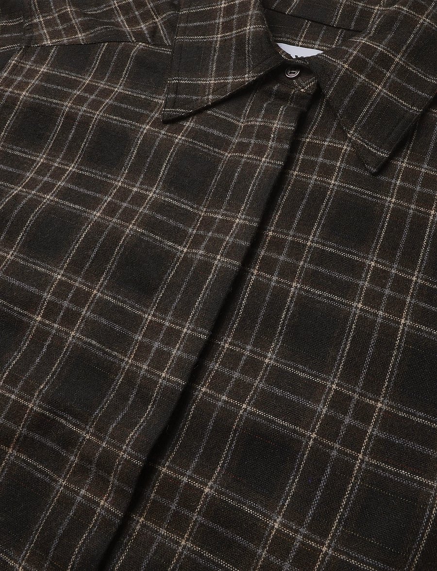 Day Birger et Mikkelsen - Henri - Flannel Luxe - langärmlige hemden - ebony - 5