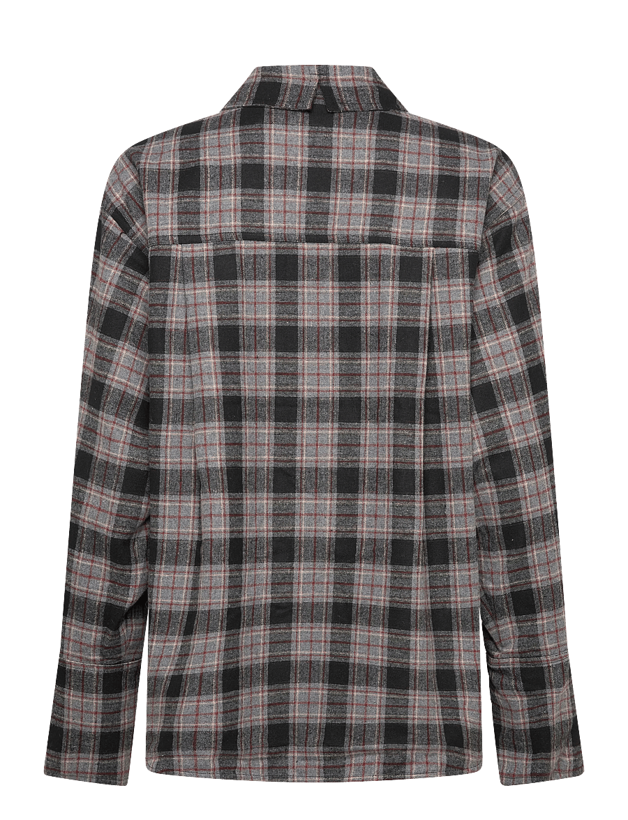 Day Birger et Mikkelsen - Henri - Flannel Luxe - langärmlige hemden - medium grey melange - 2