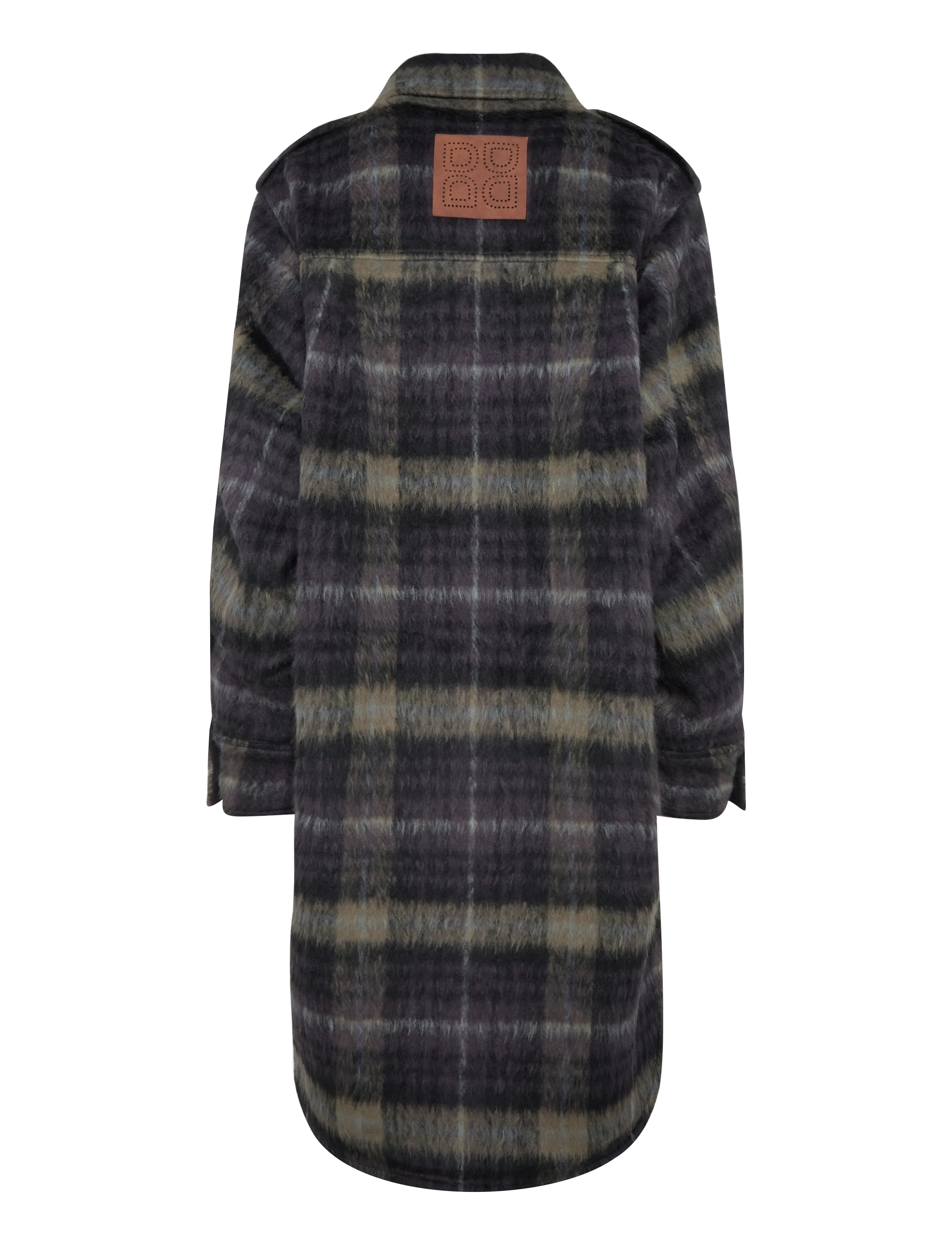 Day Birger et Mikkelsen - Josiah - Fluffy Flannel - vinterjackor - medium grey melange - 2