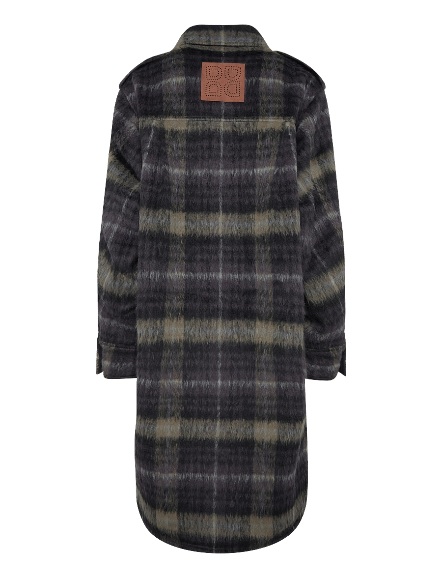 Day Birger et Mikkelsen - Josiah - Fluffy Flannel - vinterjackor - medium grey melange - 2