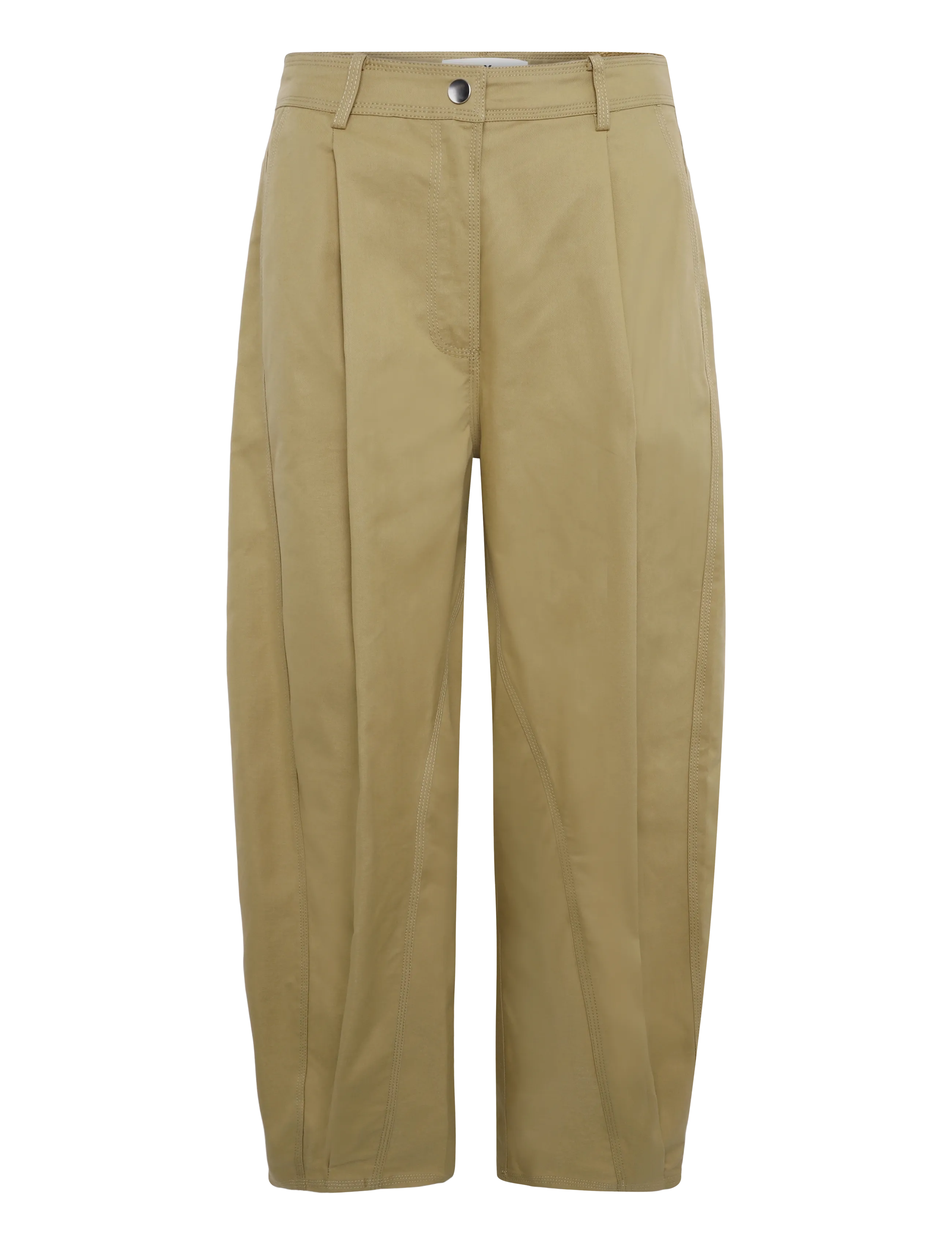 Day Birger et Mikkelsen - Nicol - Canvas Deluxe - barrel trousers - ecru olive - 1